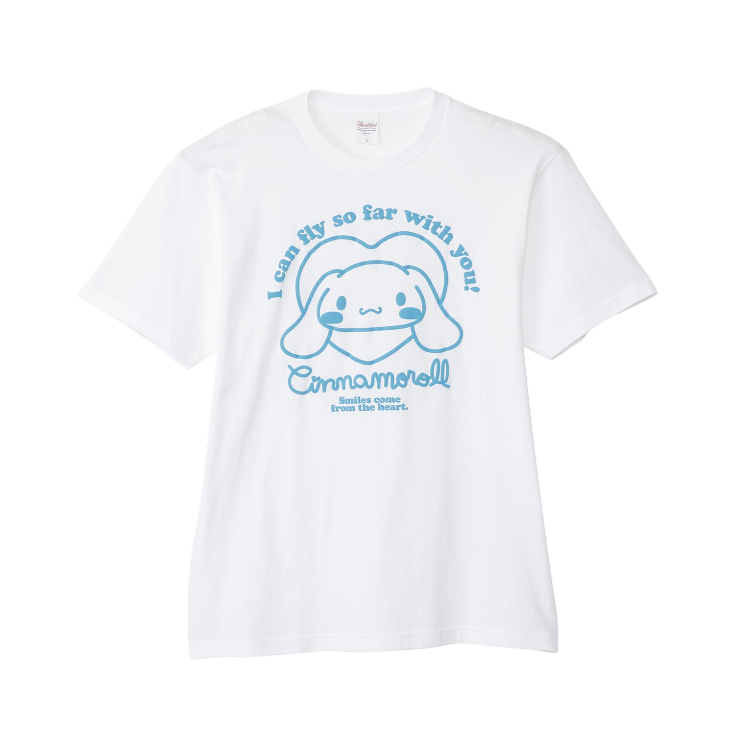 [公式] メーカー直営 サンリオキャラクターズ 発泡プリント Tシャツ シナモロール ハート