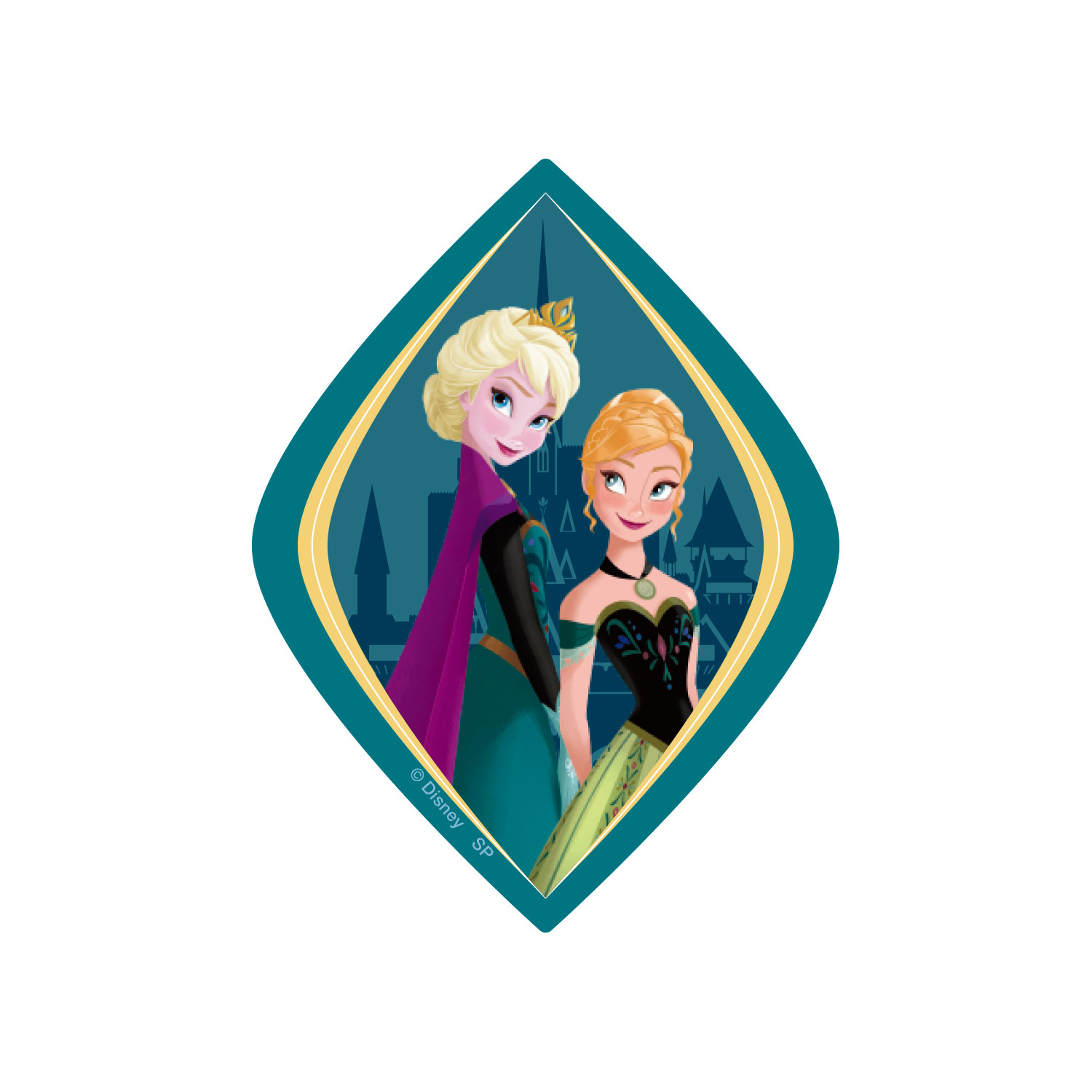 [公式] メーカー直営 ディズニー アナと雪の女王 キャラクターステッカー ２人