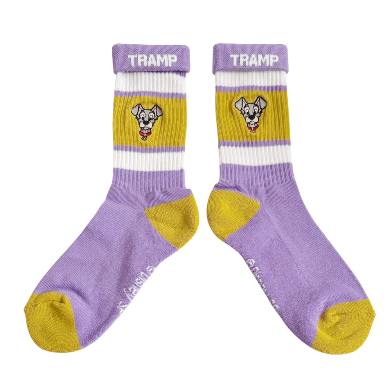 [公式] メーカー直営 Disney ディズニー カラフルラインソックス トランプ 顔