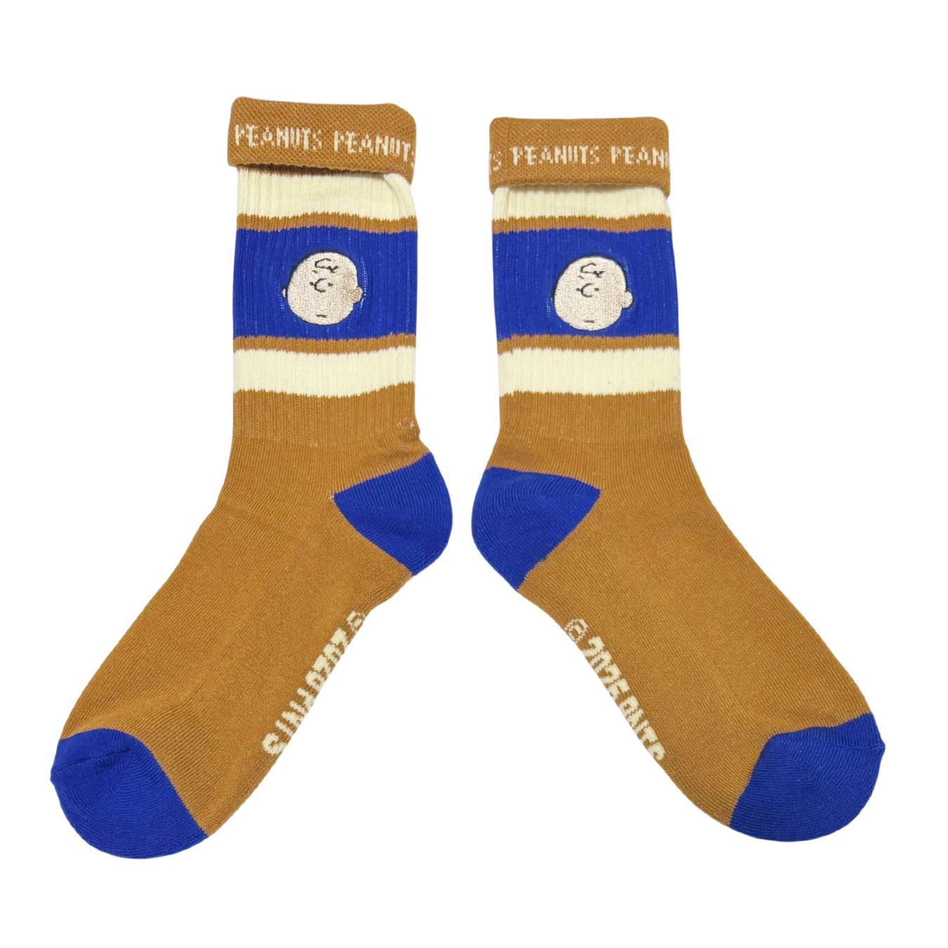 [公式] メーカー直営 PEANUTS スヌーピー カラフルラインソックス チャーリー・ブラウン