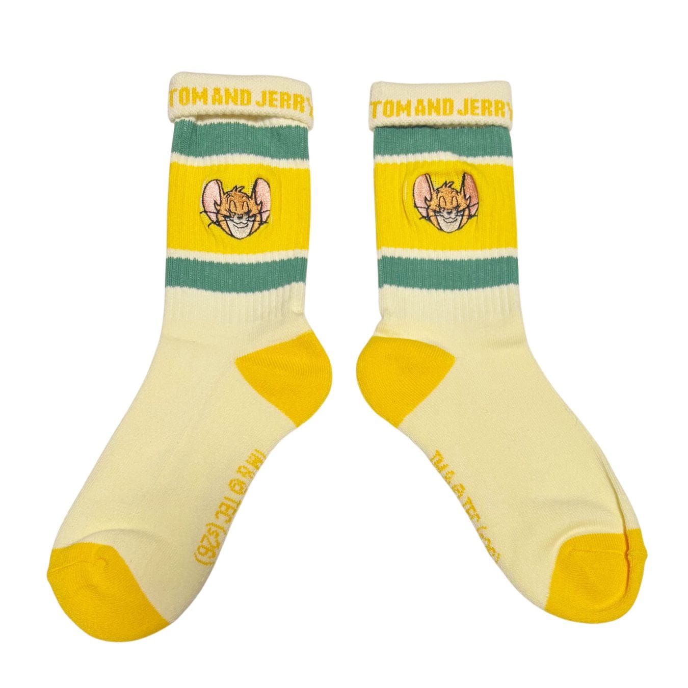 [公式] メーカー直営 トムとジェリー カラフルラインソックス ジェリー 目つむり