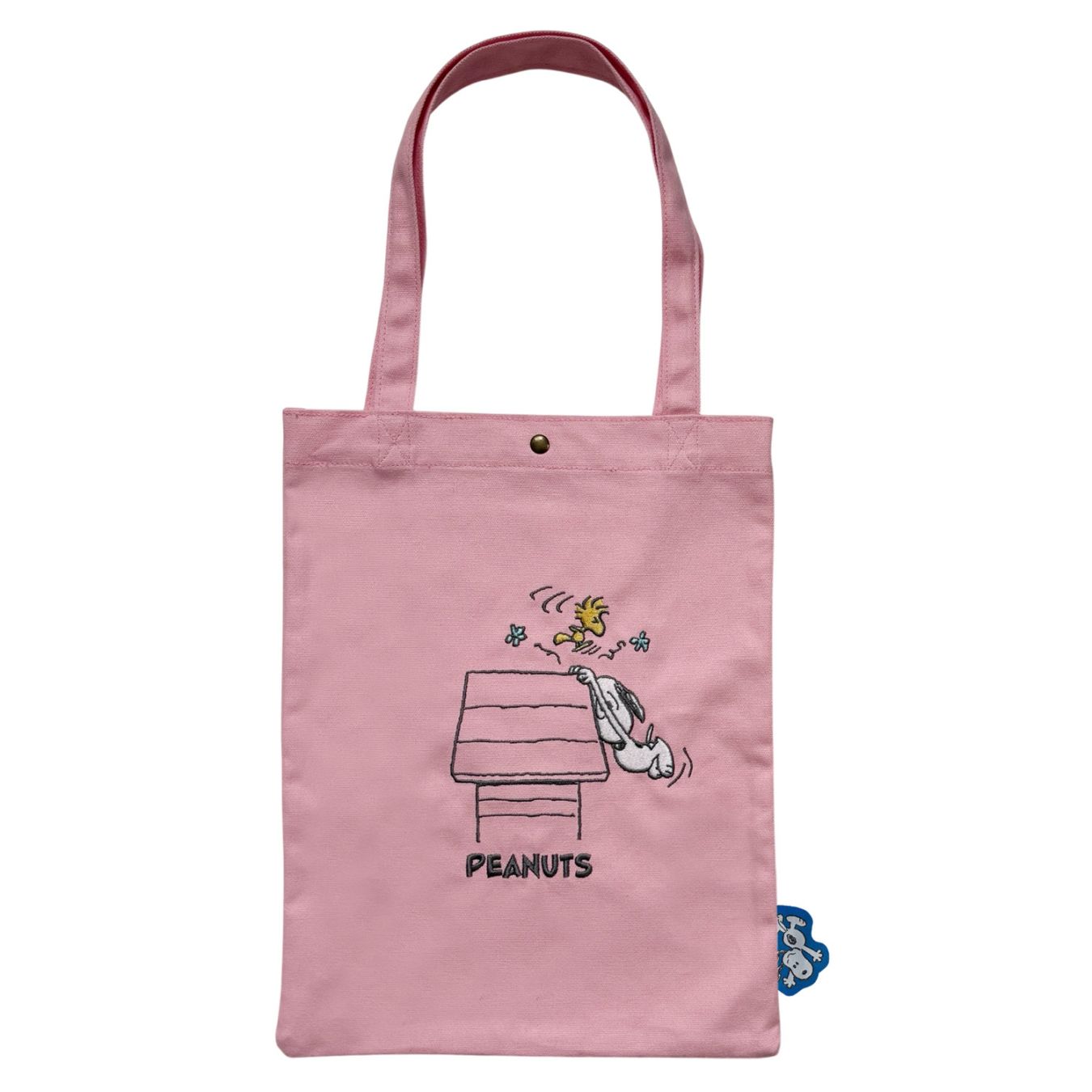 [公式] メーカー直営 PEANUTS スヌーピー 刺繍トートバッグ アングリー