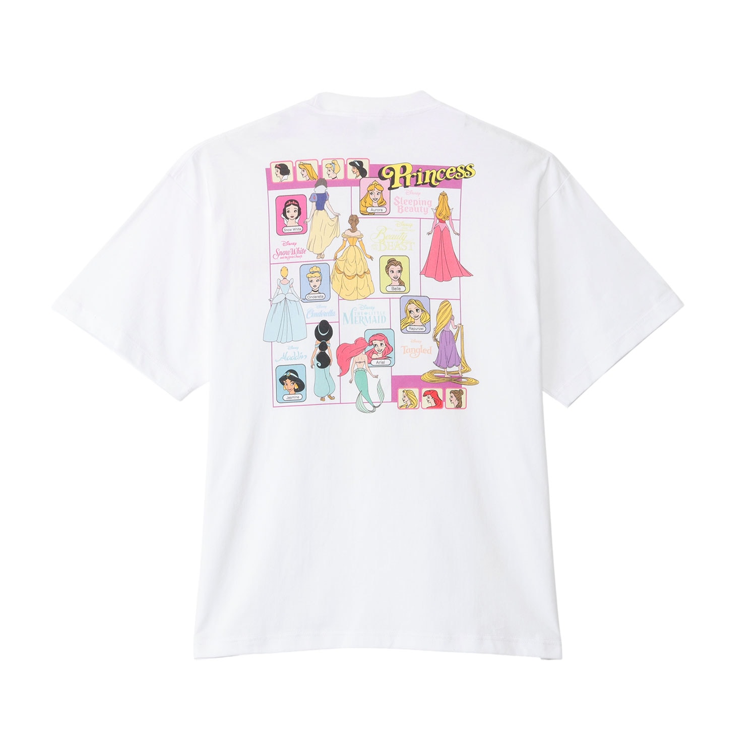 [公式] DISNEY NOSTALGICA ノスタルジカ Tシャツ プリンセス バックスタイル