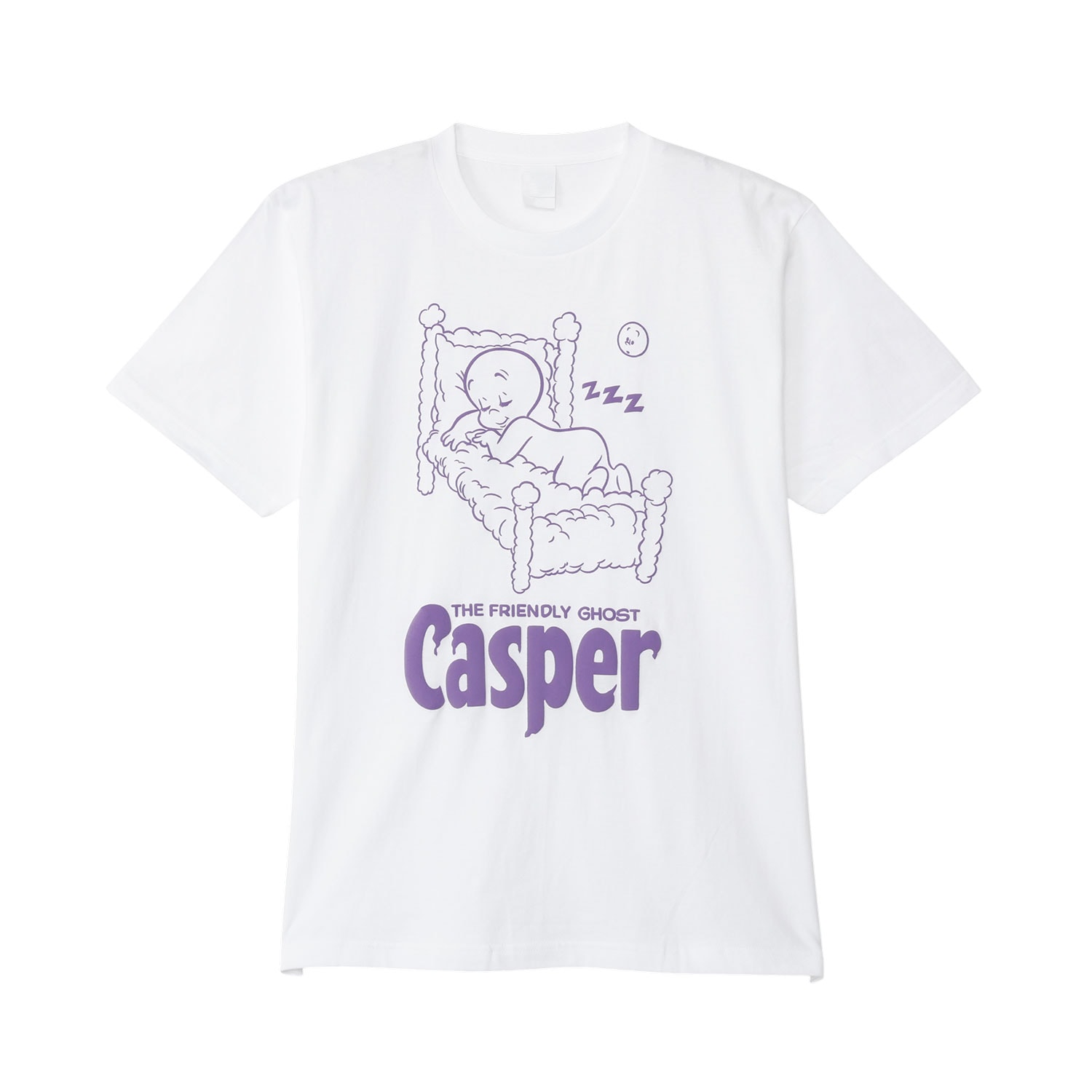 [公式] メーカー直営 キャスパー 発泡プリント Tシャツ ベッド