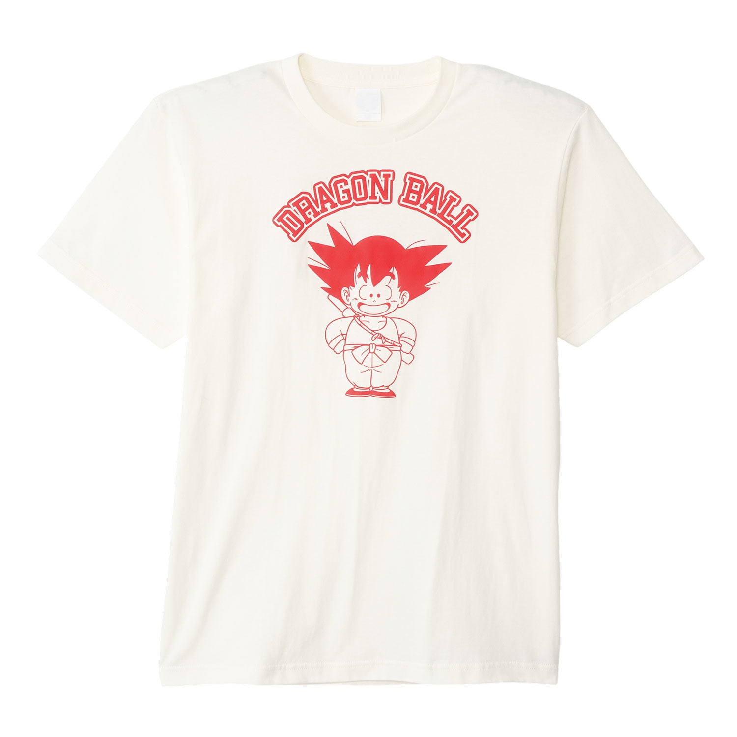 [公式] メーカー直営 ドラゴンボール 発泡プリント Tシャツ 孫悟空とロゴ