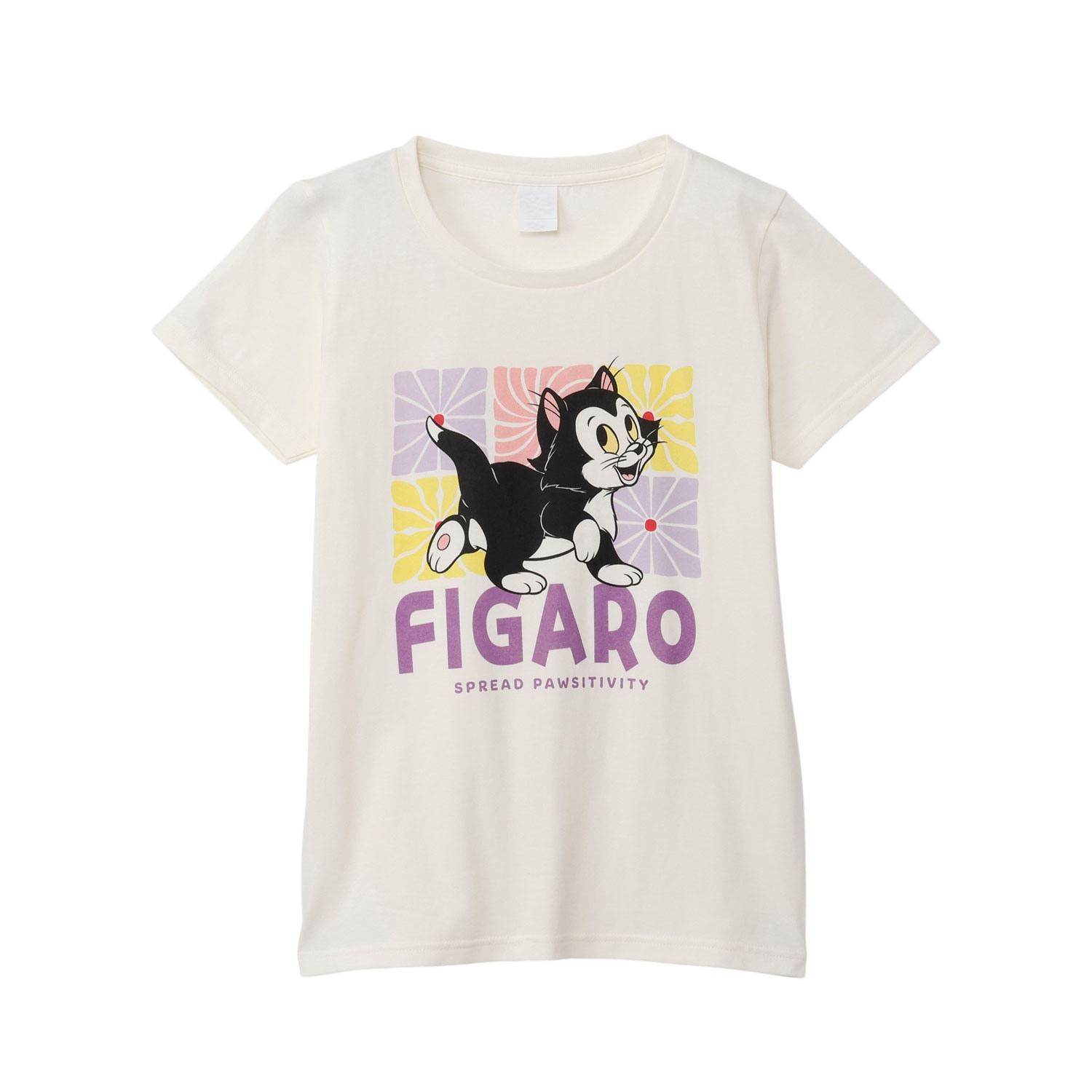 [公式] メーカー直営 ディズニー キャット＆ドッグ Tシャツ ピノキオ フィガロ フラワー