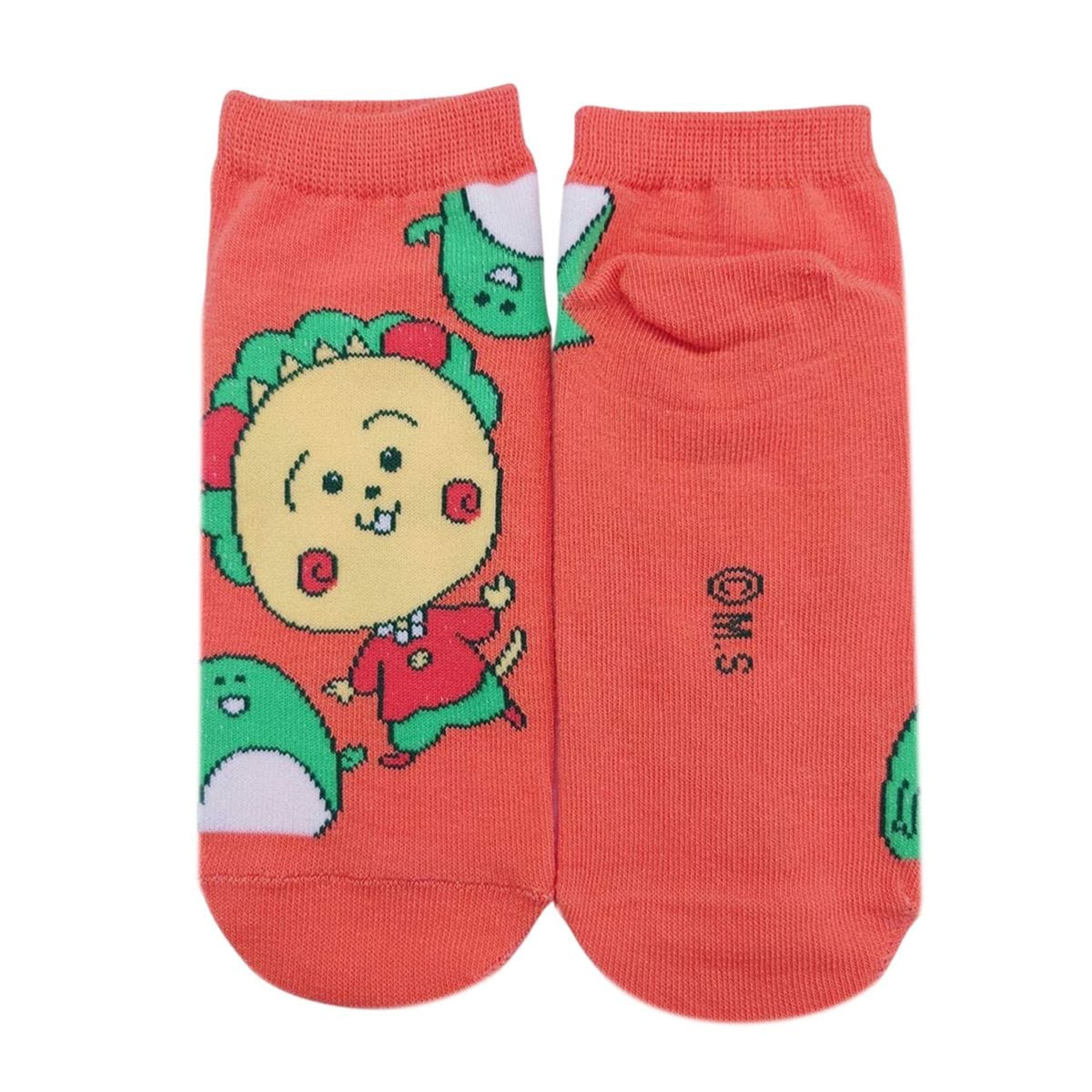 [公式] メーカー直営 コジコジ キャラックス（レディース靴下）カエルたち オレンジ