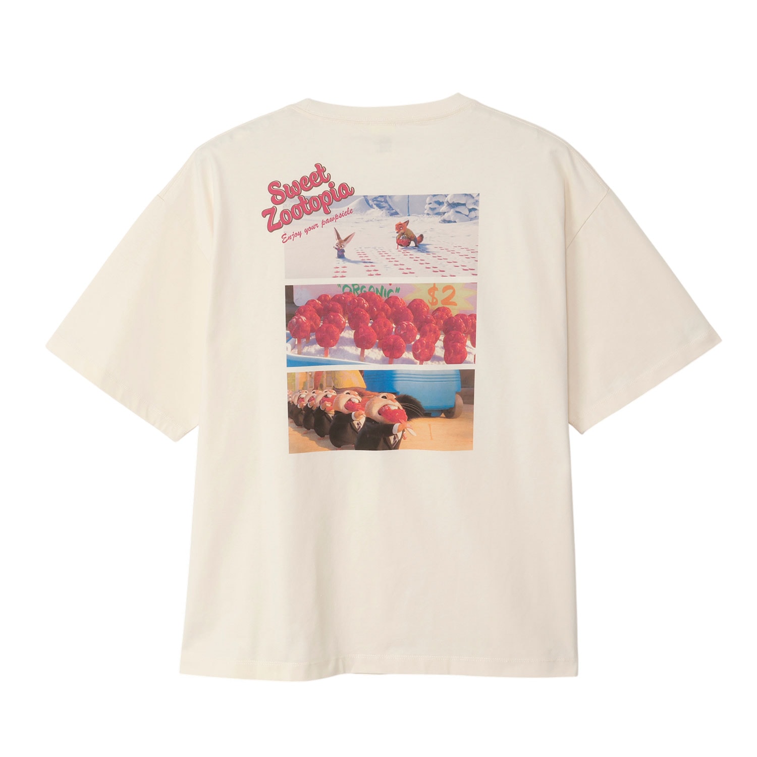 【ノベルティ対象商品B】[公式] メーカー直営 ディズニー ズートピア Tシャツ アイス