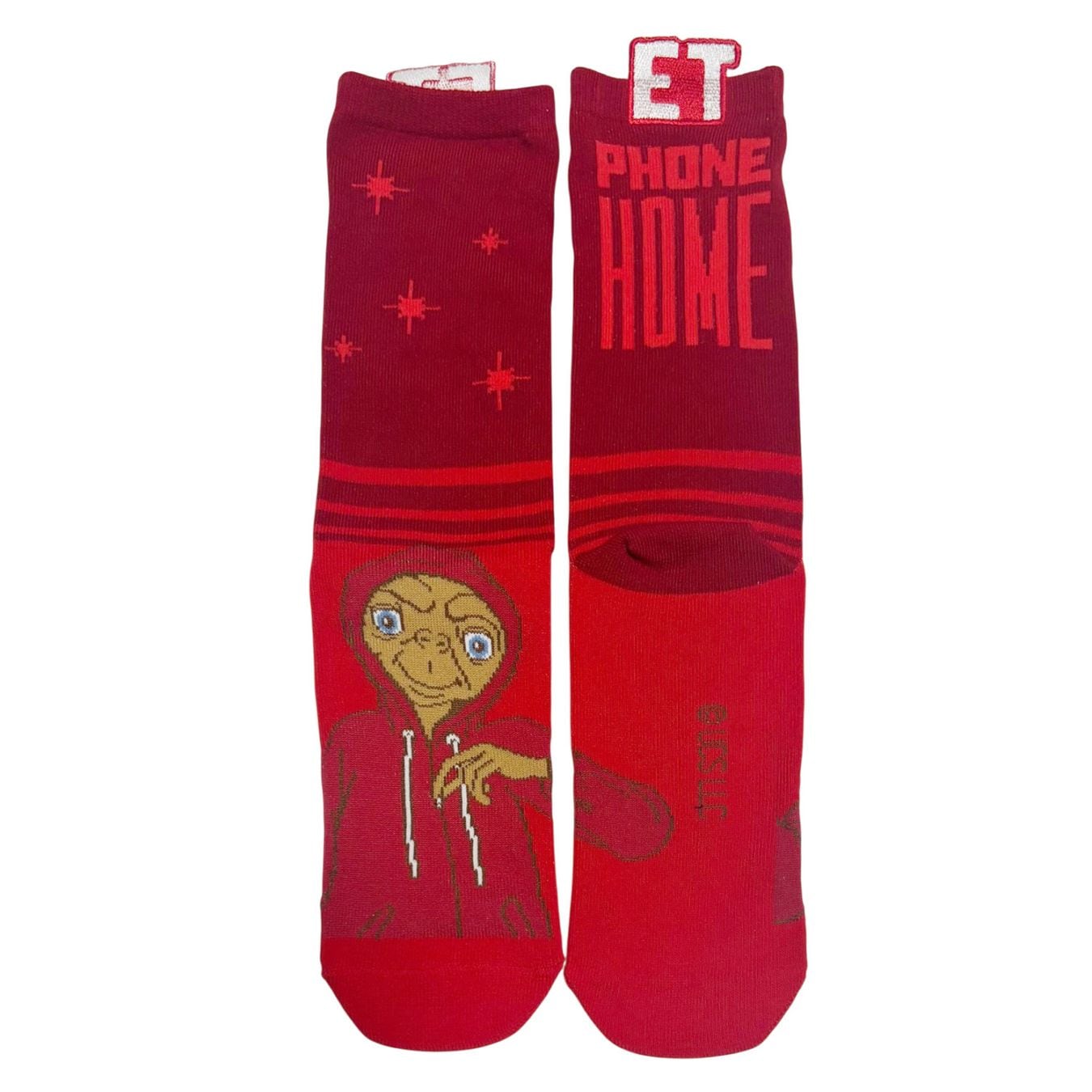 [公式] メーカー直営 E.T. 飛び出る刺繍ソックス 家に電話