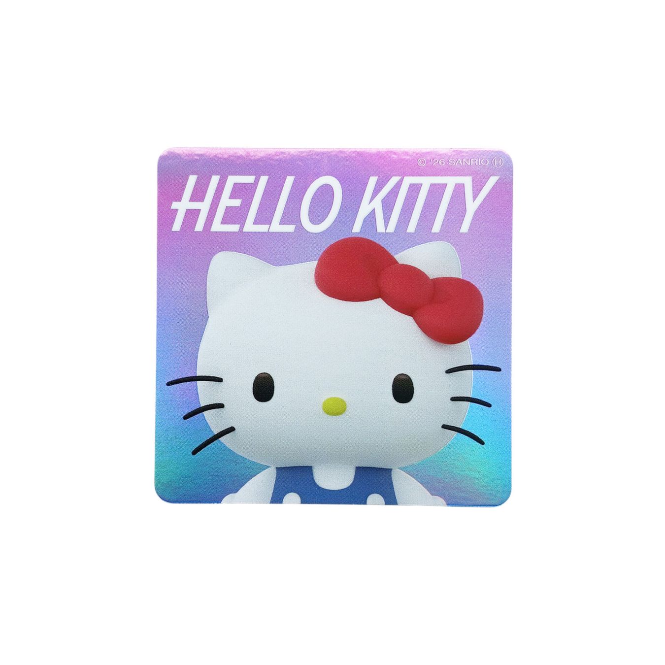 [公式] メーカー直営 サンリオキャラクターズ キラキラキャラクターステッカー ハローキティ グラデーション