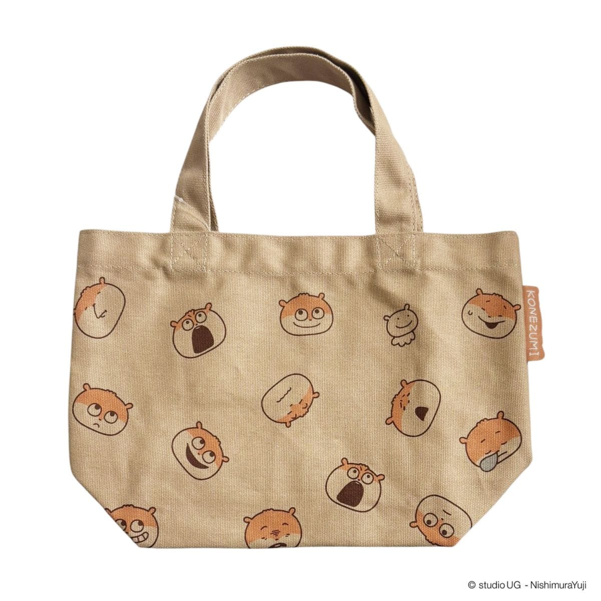 公式] スタジオUG（にしむらゆうじ）カラーマチ付きバッグ こねずみ