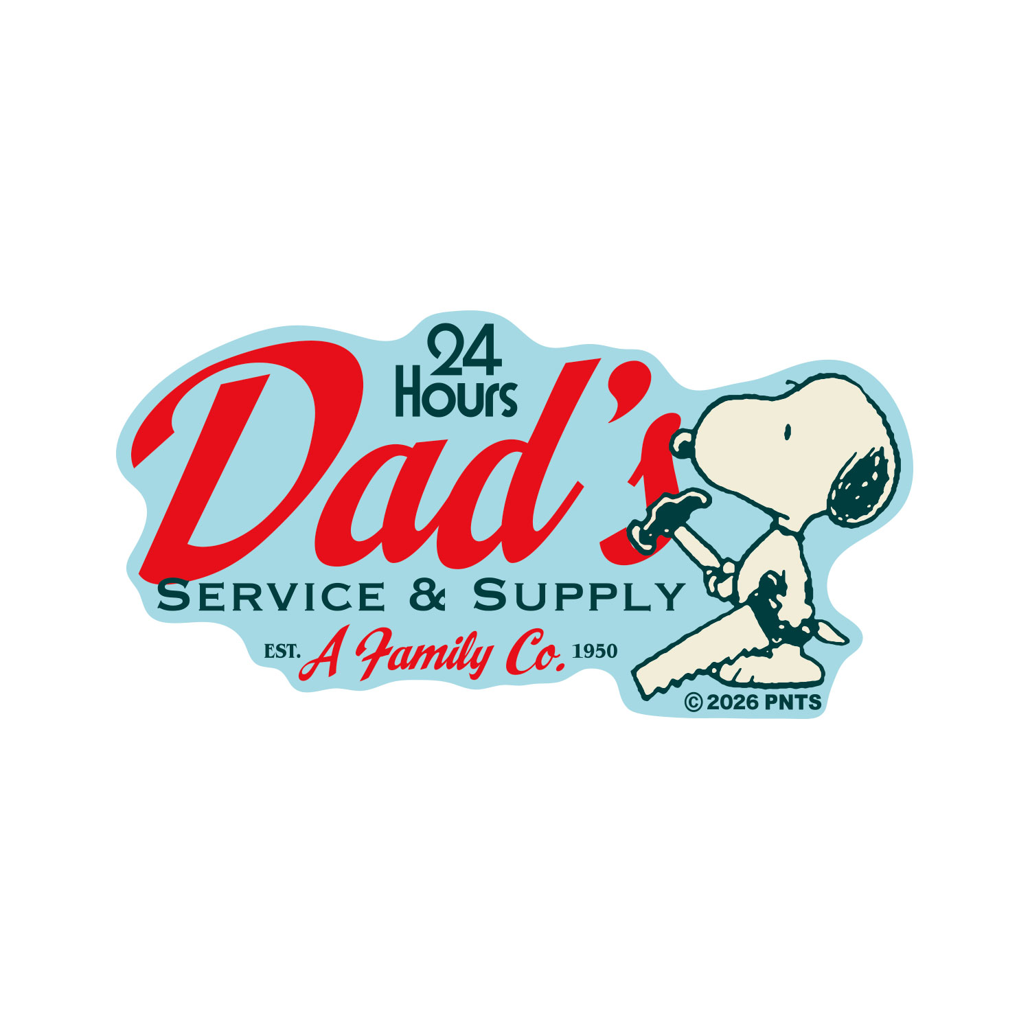 [公式] メーカー直営 PEANUTS ピーナッツ キャラクターステッカー Dad’s