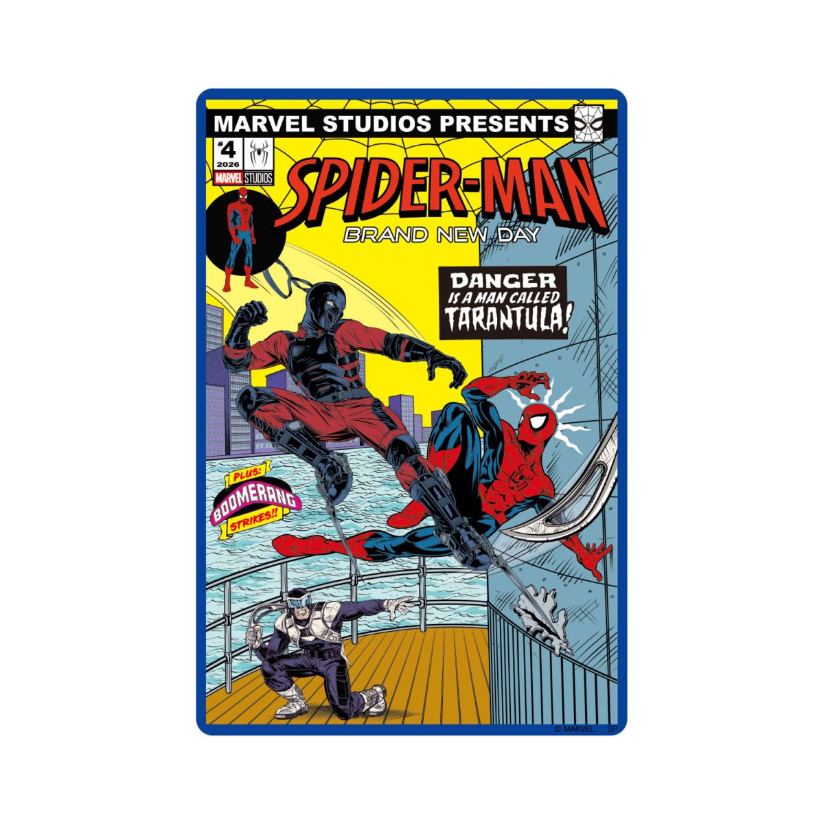 [公式] メーカー直営 MARVEL キャラクターステッカー スパイダーマン ブランド・ニュー・デイ タランチュラ