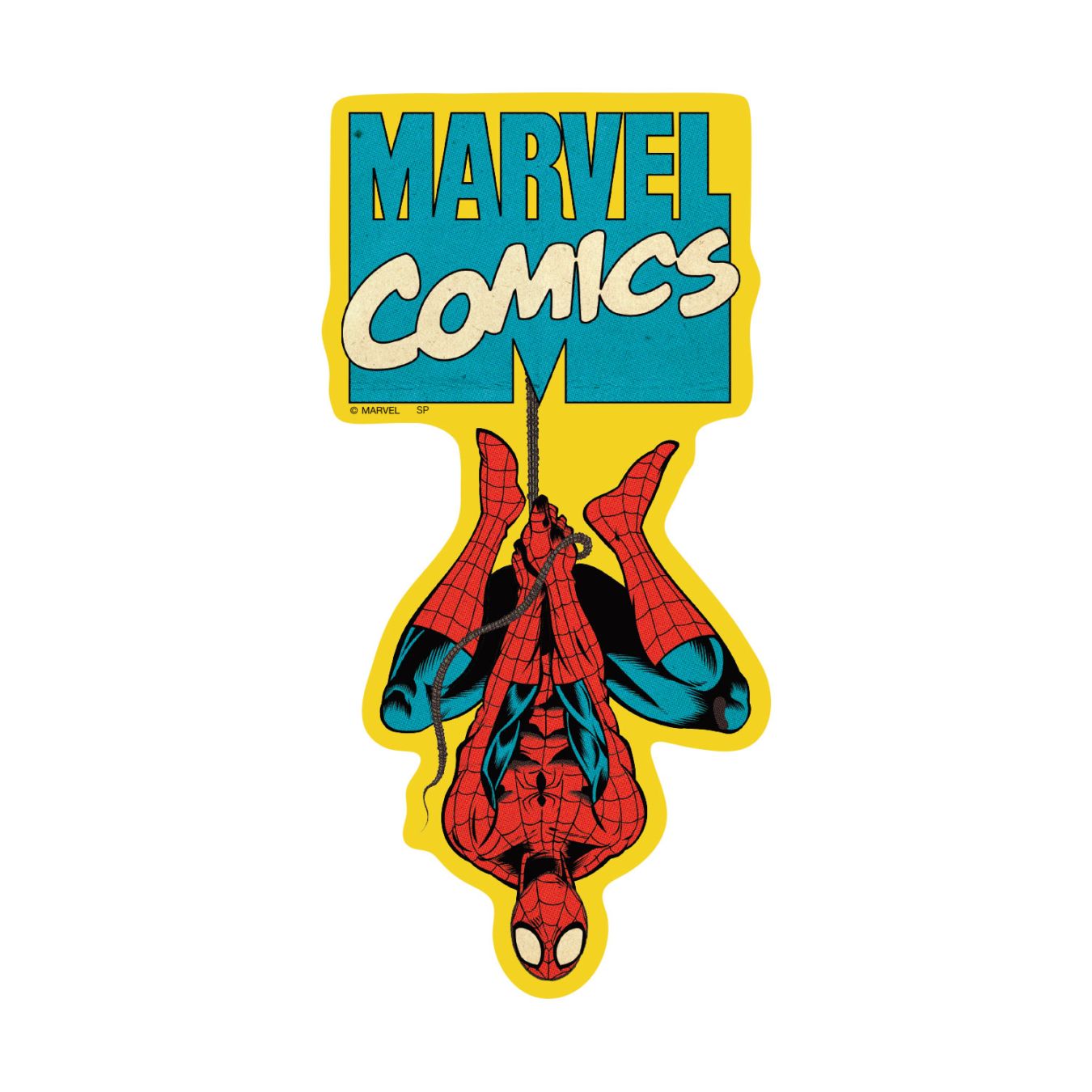 [公式] メーカー直営 MARVEL キャラクターステッカー スパイダーマン 逆さま