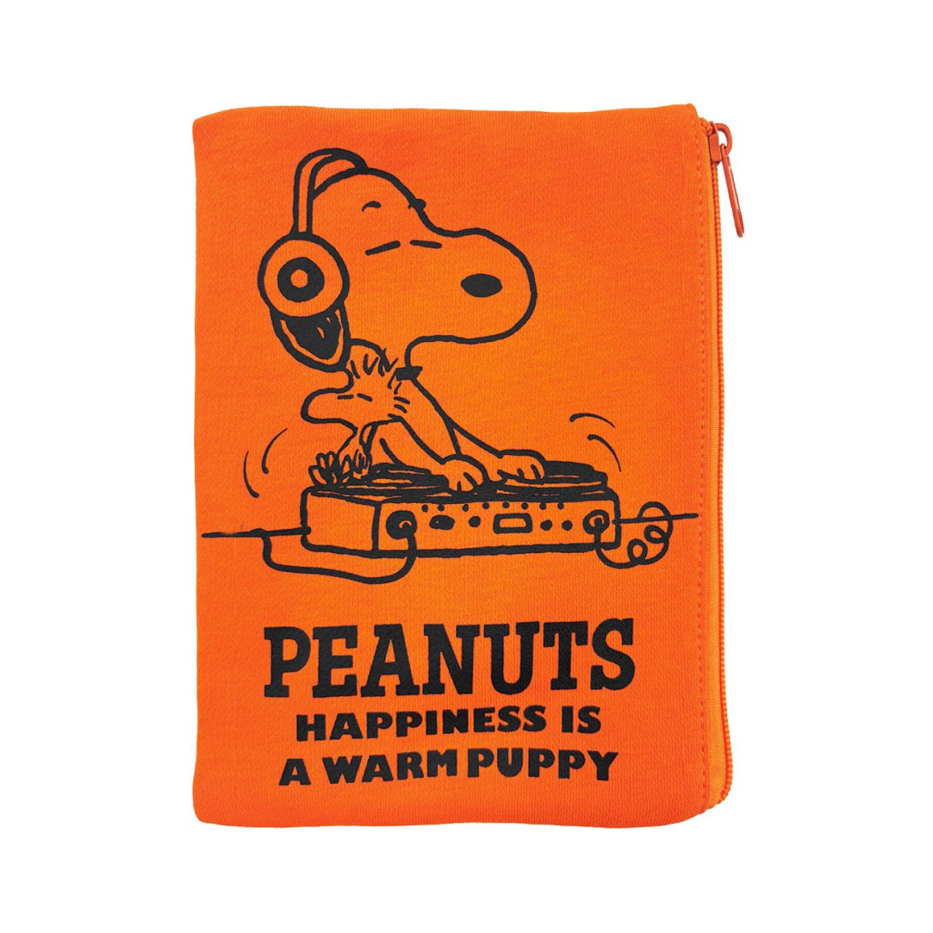 [公式] メーカー直営 PEANUTS ヴィンテージ ピーナッツ フラットポーチ オレンジ
