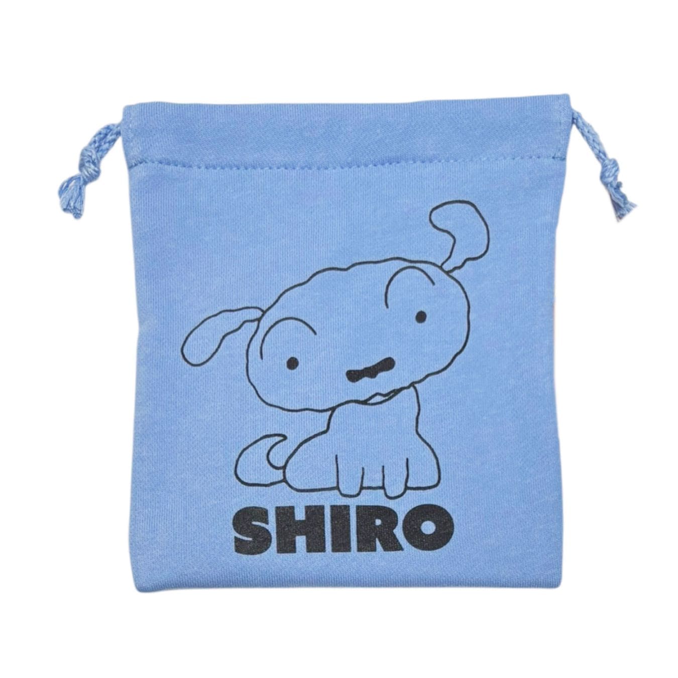 [公式] メーカー直営 クレヨンしんちゃん 巾着 シロ ブルー