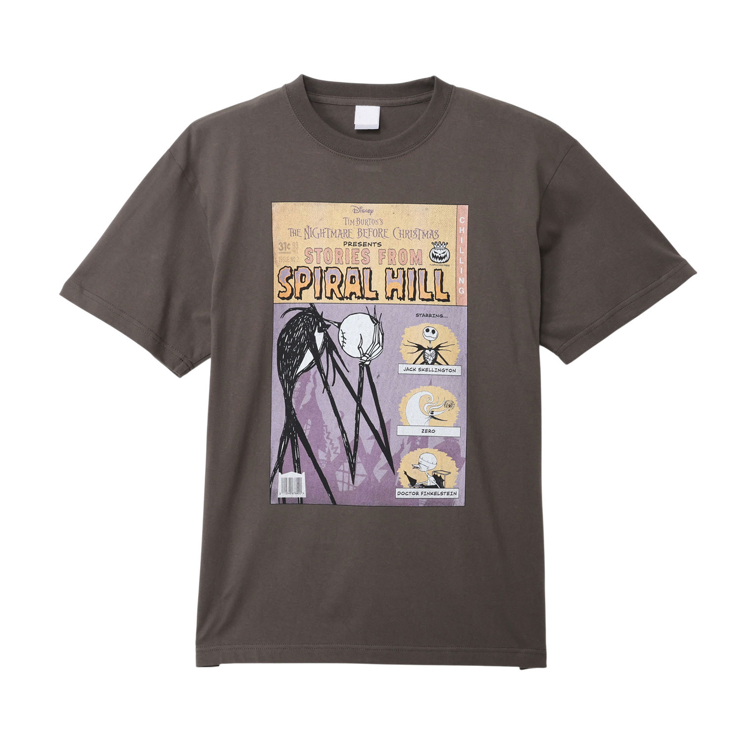 [公式] メーカー直営 ディズニー ナイトメアー・ビフォア・クリスマス Tシャツ ジャック コミック
