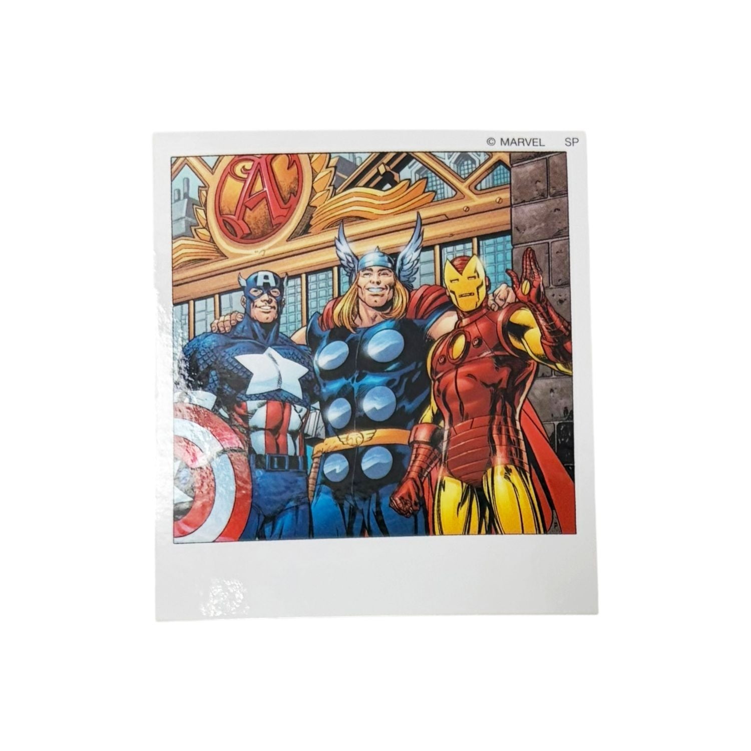 [公式] メーカー直営 MARVEL キャラクターステッカー アベンジャーズ 集合写真