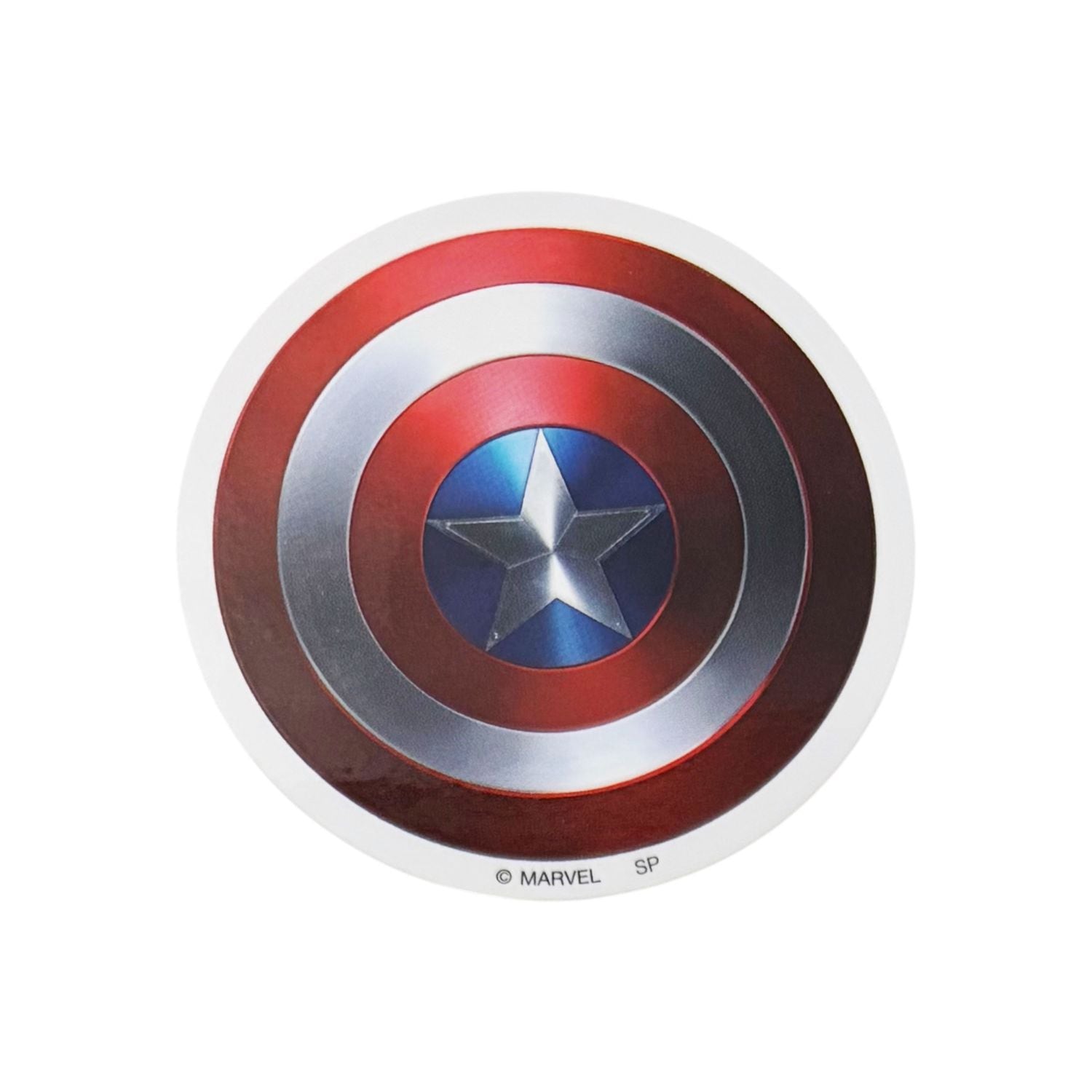 [公式] メーカー直営 MARVEL キャラクターステッカー キャプテン・アメリカ シールド
