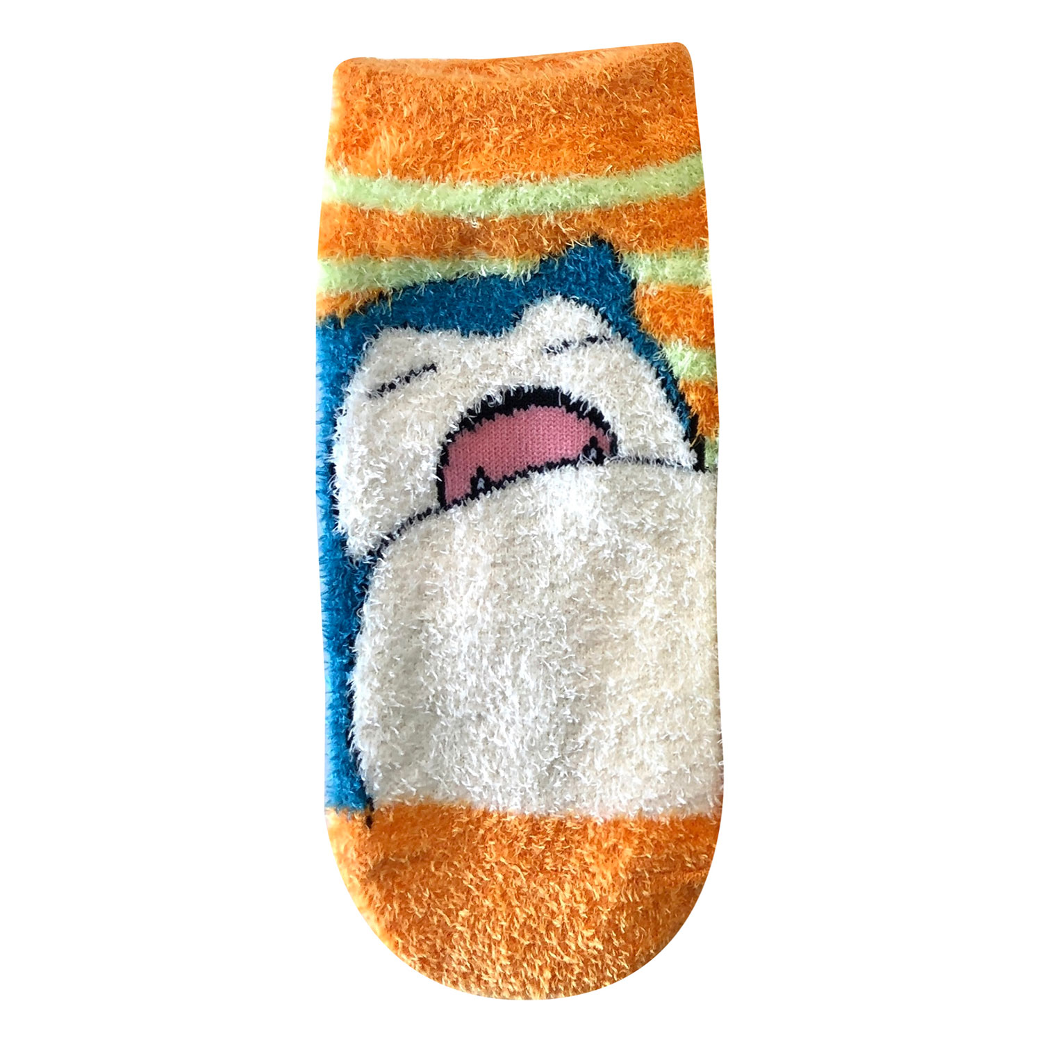 [公式] メーカー直営 ポケットモンスター もっこもこ靴下  (レディース) カビゴン ボーダー