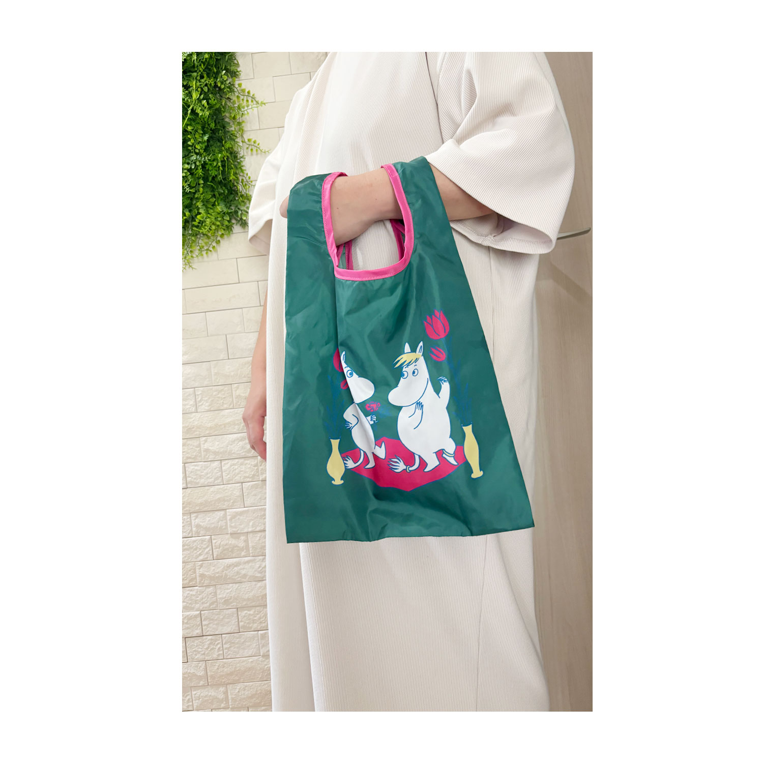 [公式] MOOMIN/NOSTALGICA（ムーミン/ノスタルジカ）ポーチ付きエコバッグ CAT ムーミン