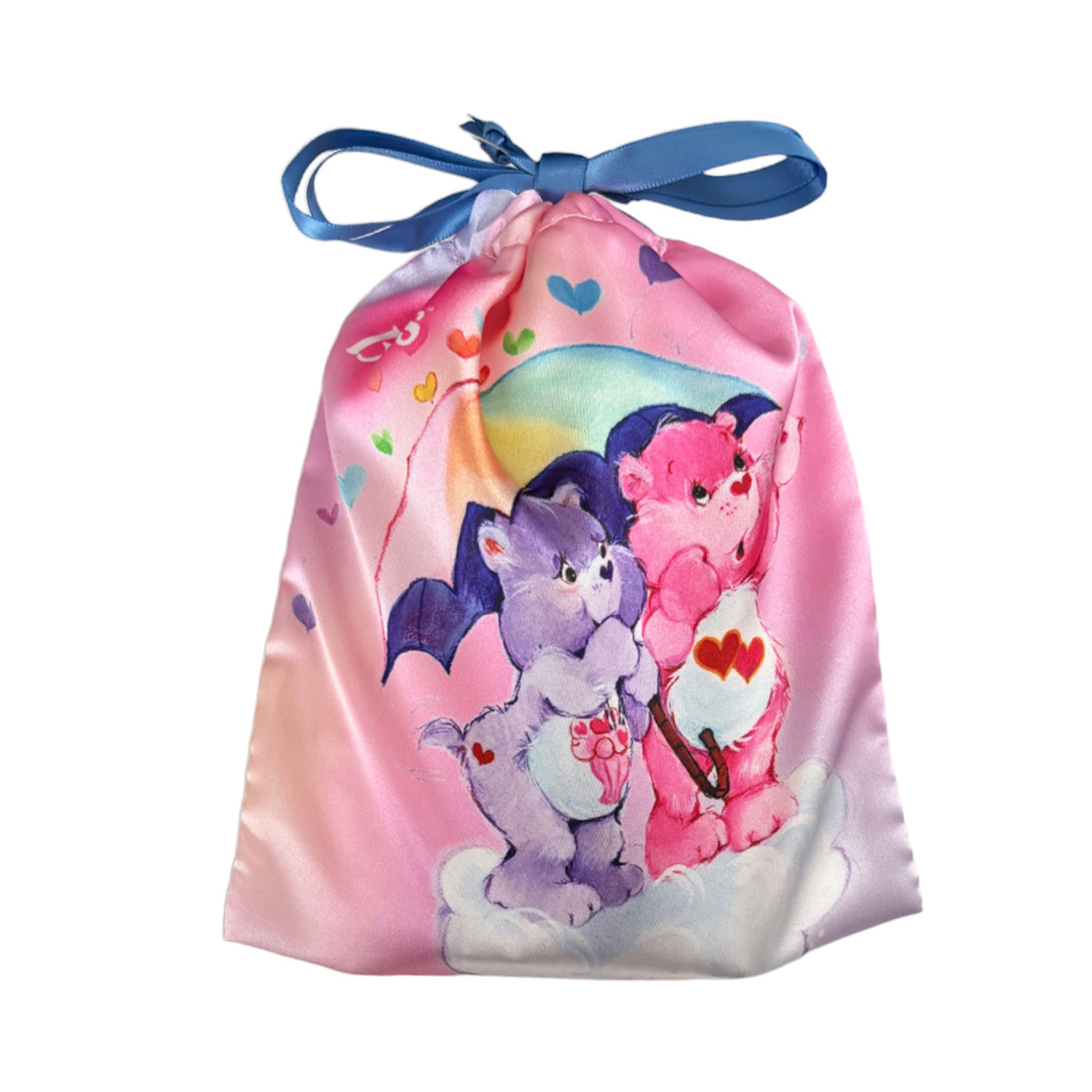 公式]ケアベア リボン巾着 傘 | キャラクター▷,ケアベア CareBears