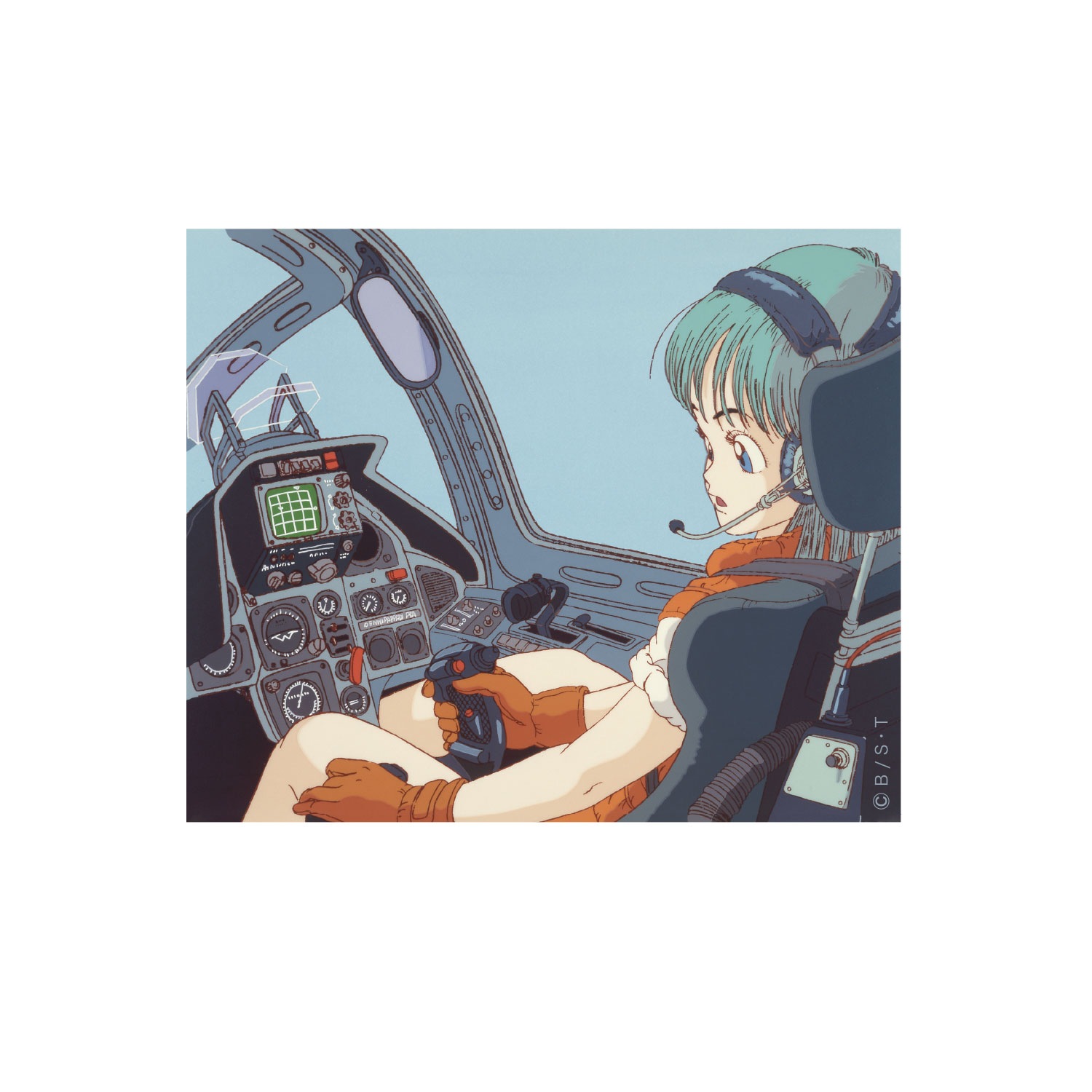 公式] メーカー直営 ドラゴンボール キャラクターステッカー ブルマ