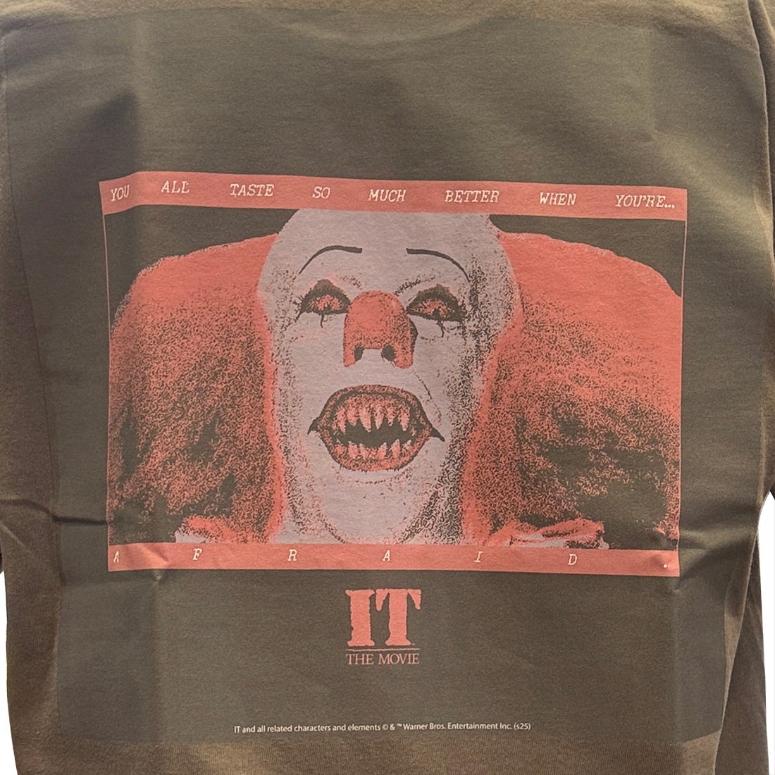 ★2025東京コミコン先行商品　[公式] IT Tシャツ 1990 襲いかかる　SIZE－L