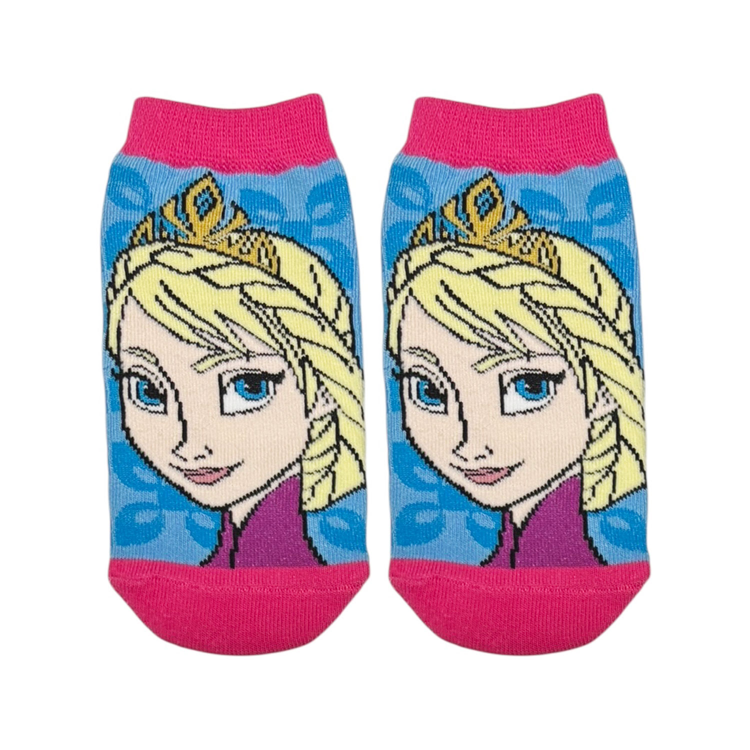 [公式] メーカー直営 ディズニー アナと雪の女王 キャラックス（キッズ靴下）エルサ ノルディックフラワー