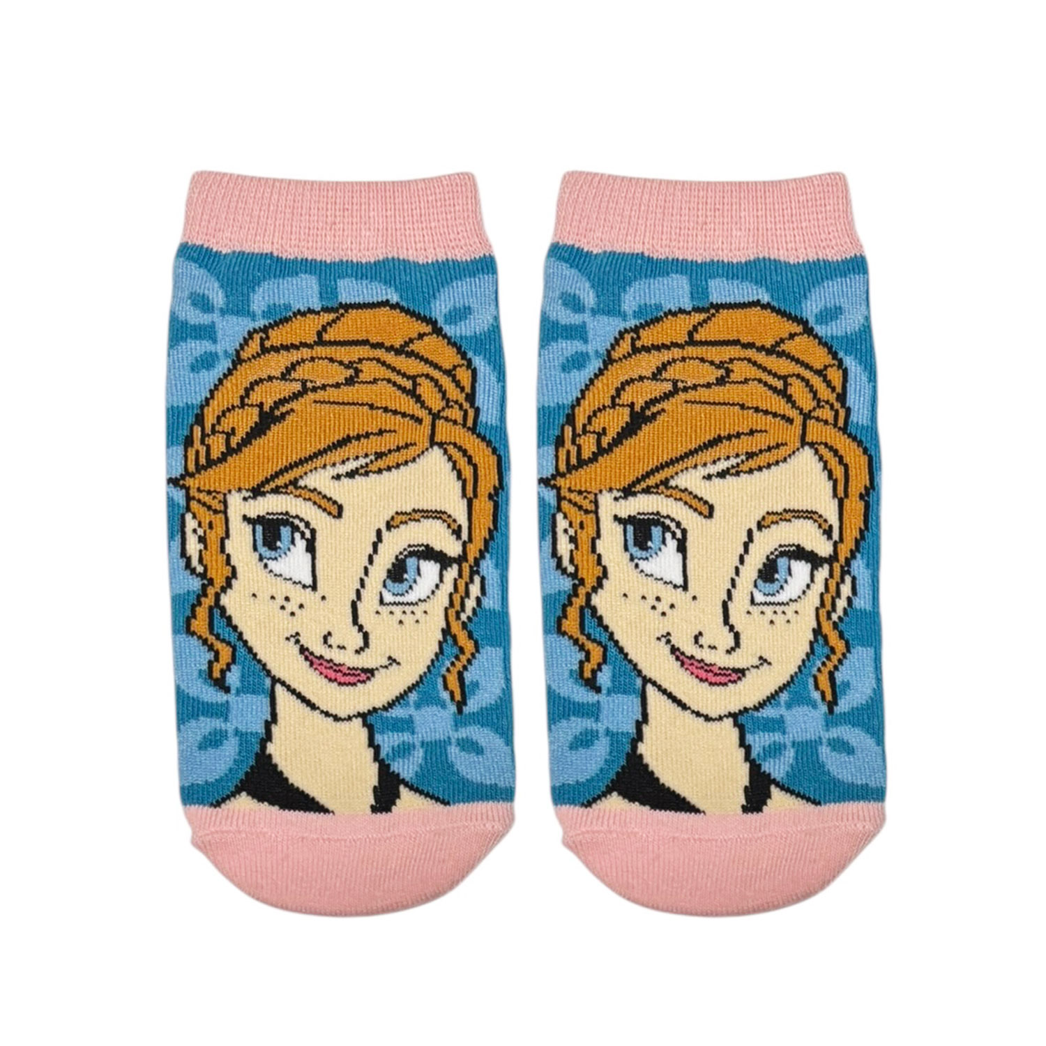 [公式] メーカー直営 ディズニー アナと雪の女王 キャラックス（キッズ靴下）アナ ノルディックフラワー