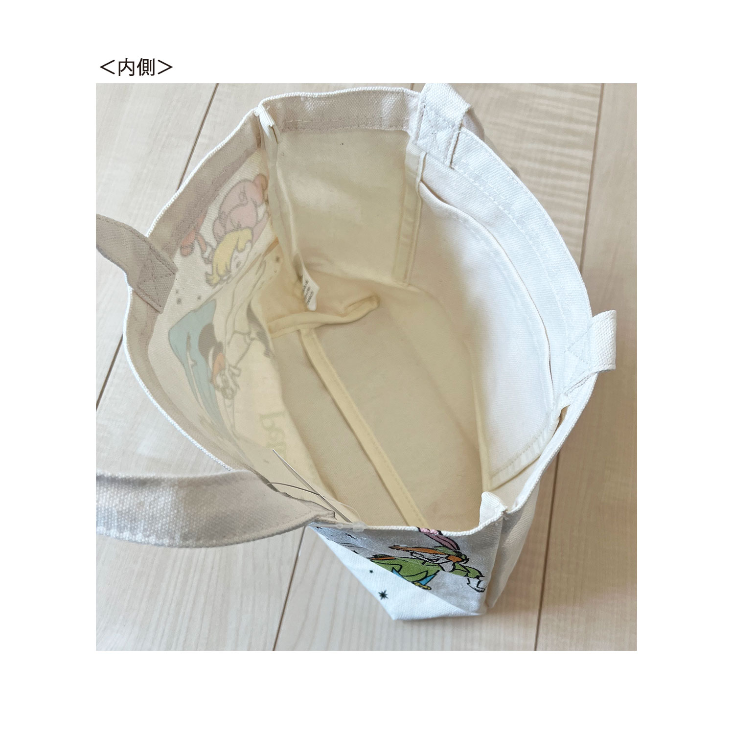 バッグ Pete Pan Disney（ディズニー）の「ナップサック/Peter Pan（エコバッグ