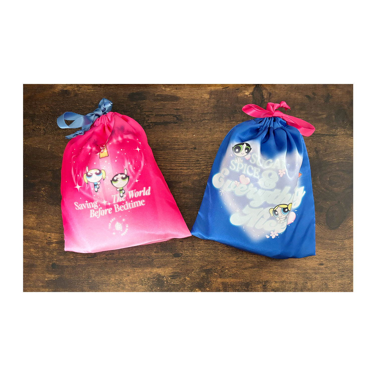 [公式] パワーパフガールズ リボン巾着 PK ピンク