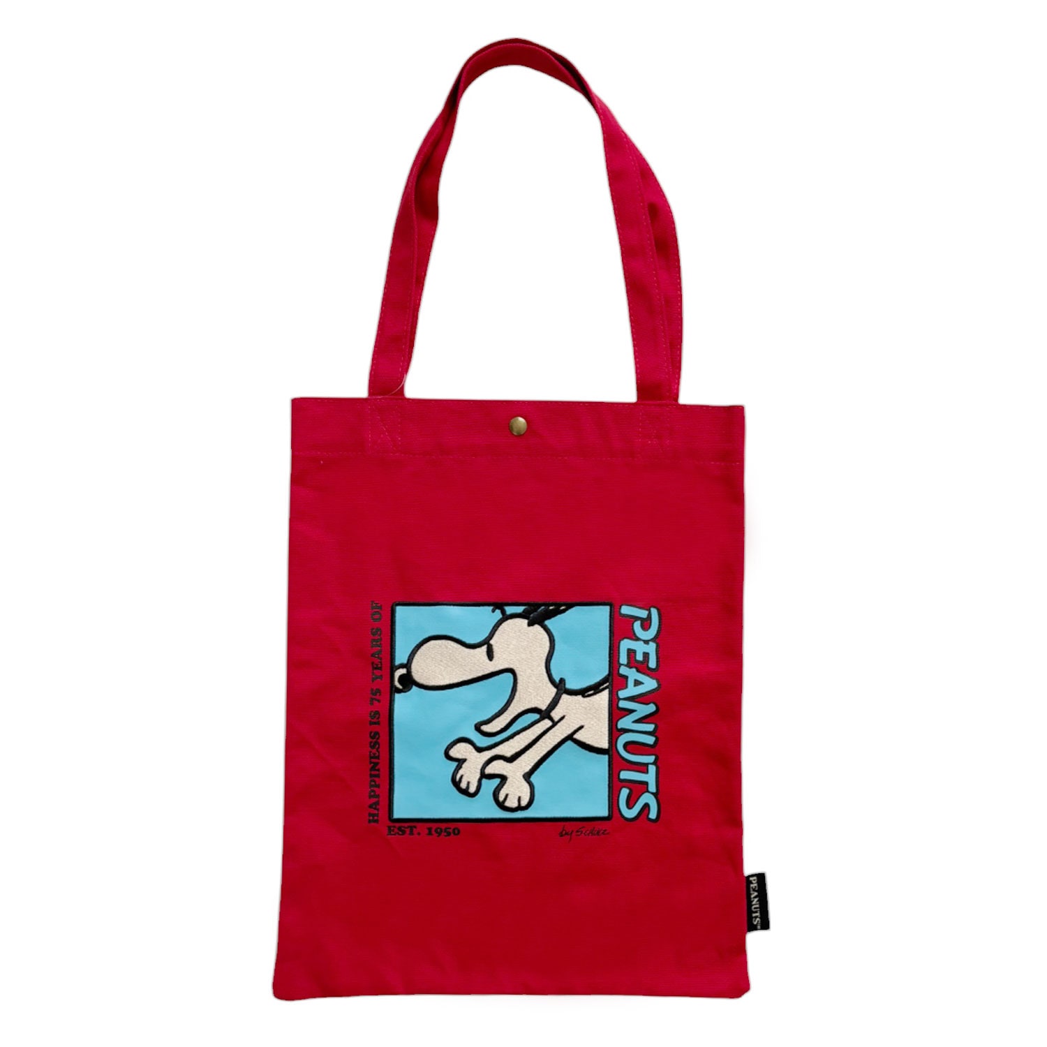 公式] PEANUTS スヌーピー 75周年 トートバッグ RD | キャラクター