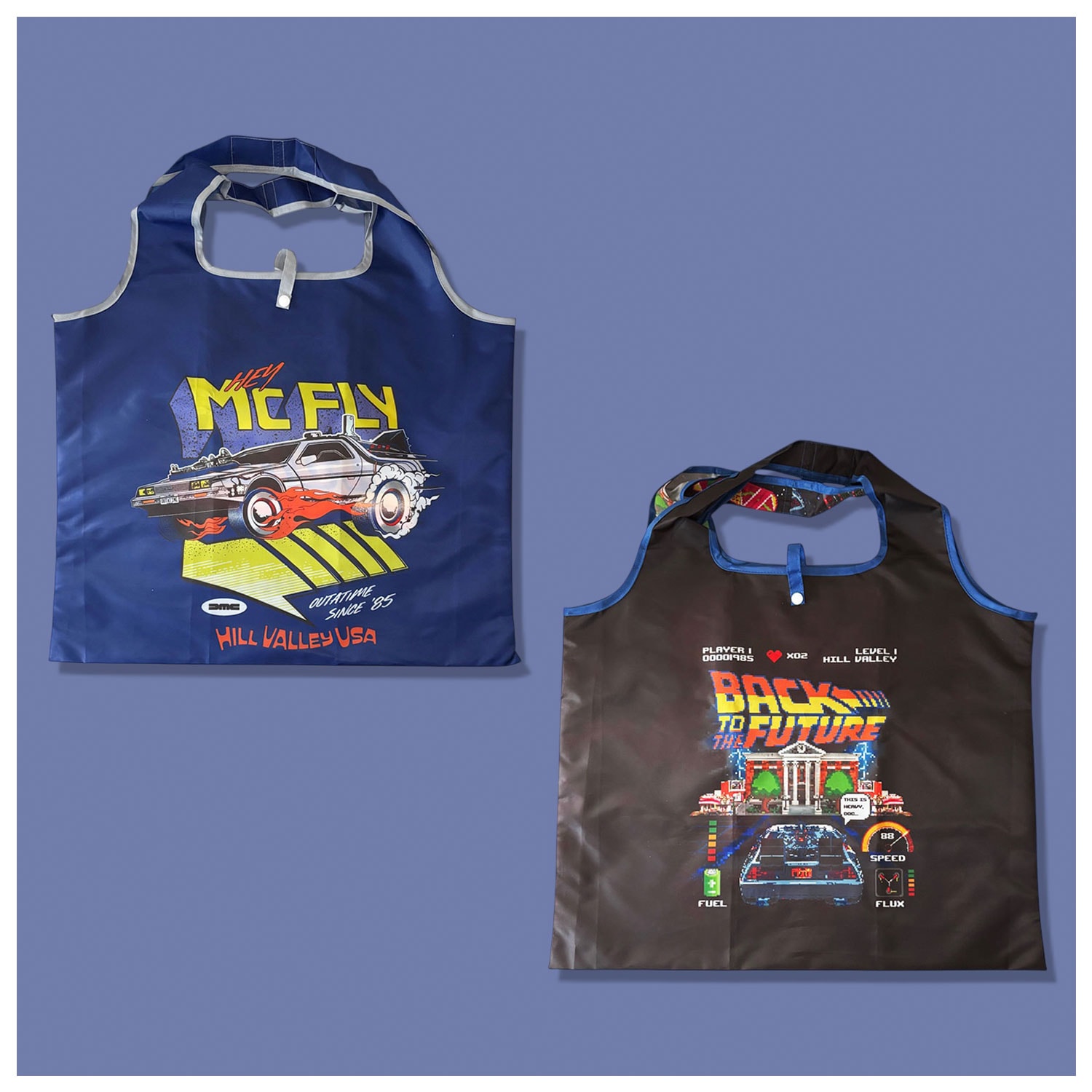 [公式] メーカー直営 バック・トゥ・ザ・フューチャー くるくるショッピングバッグ MC FLY