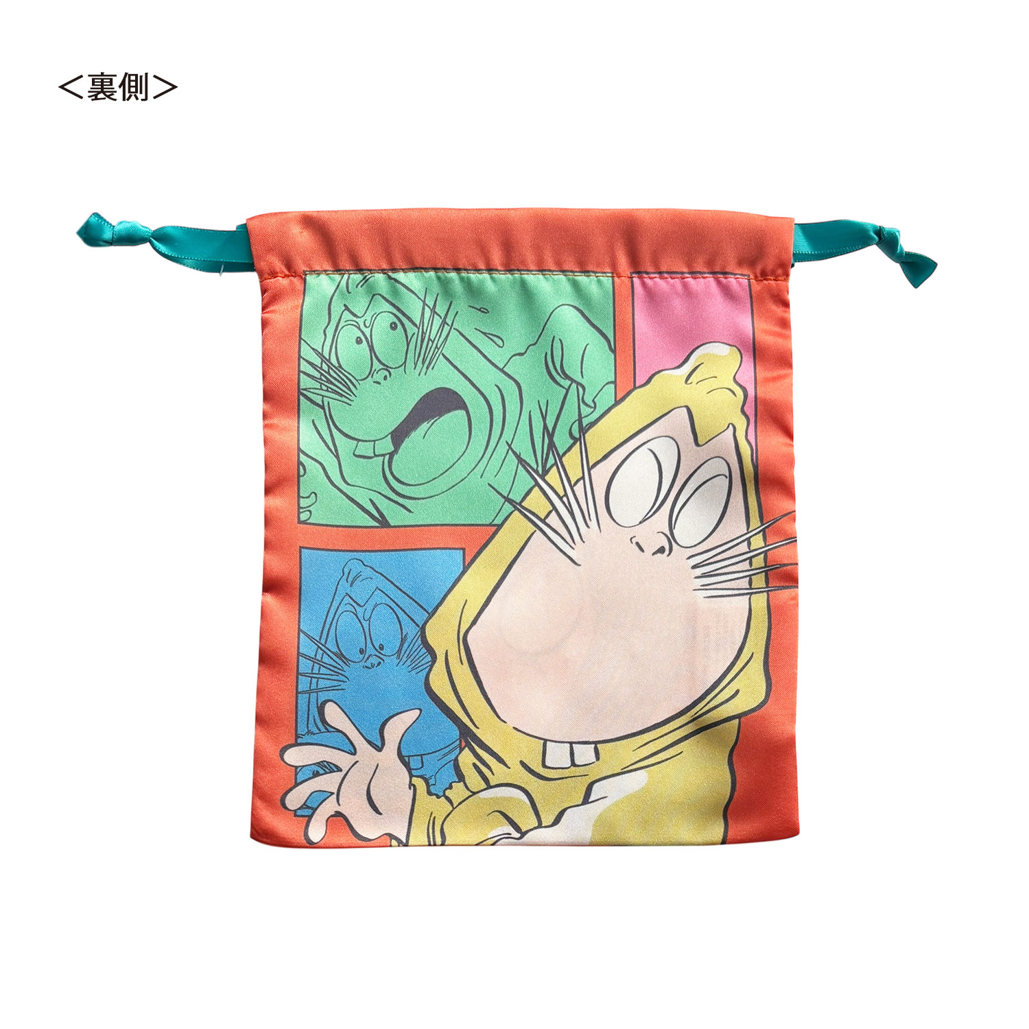 [公式] メーカー直営 ゲゲゲの鬼太郎 リボン巾着 鬼太郎＆ねずみ男