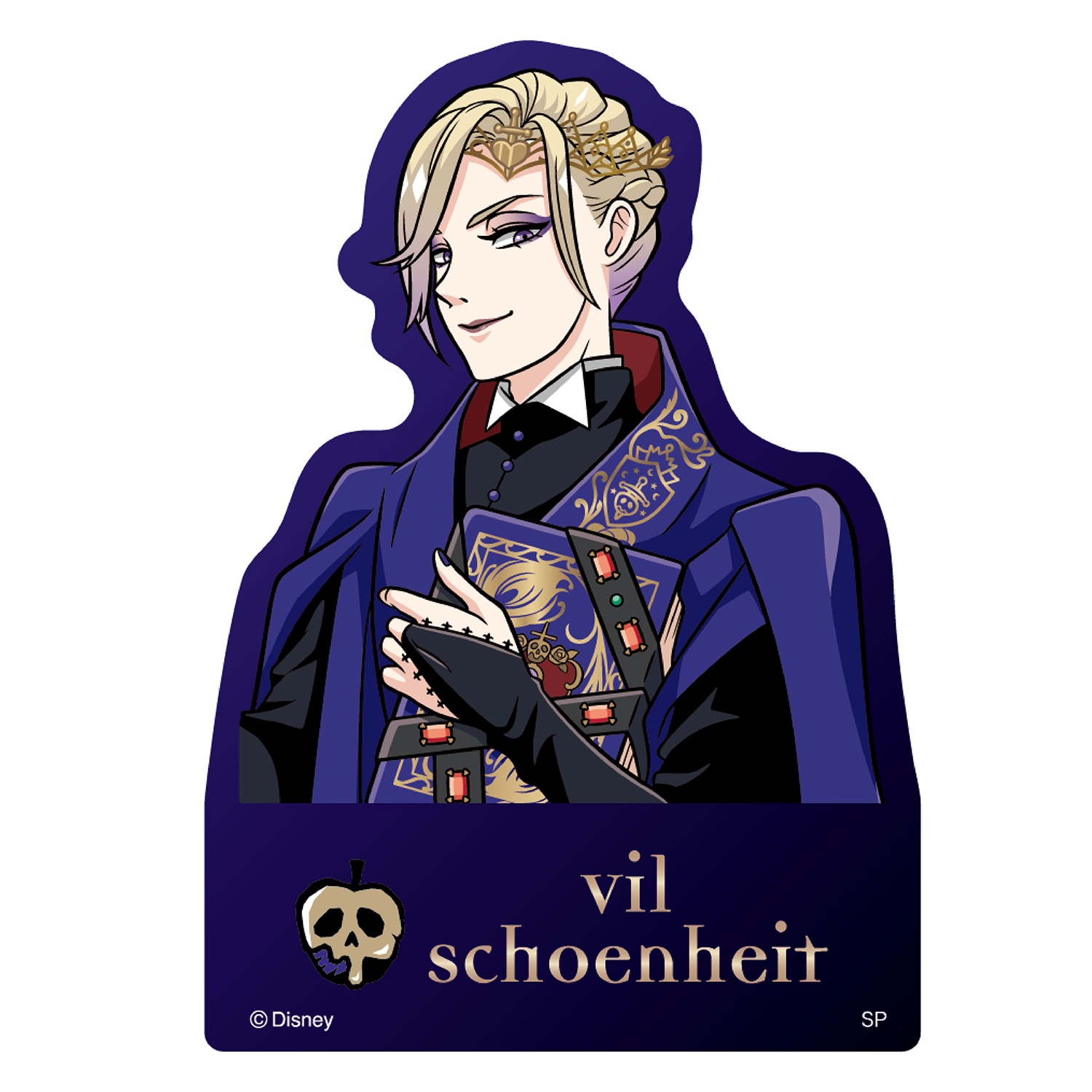 『ディズニー ツイステッドワンダーランド』 キャラクターステッカー ポムフィオーレ寮 ヴィル