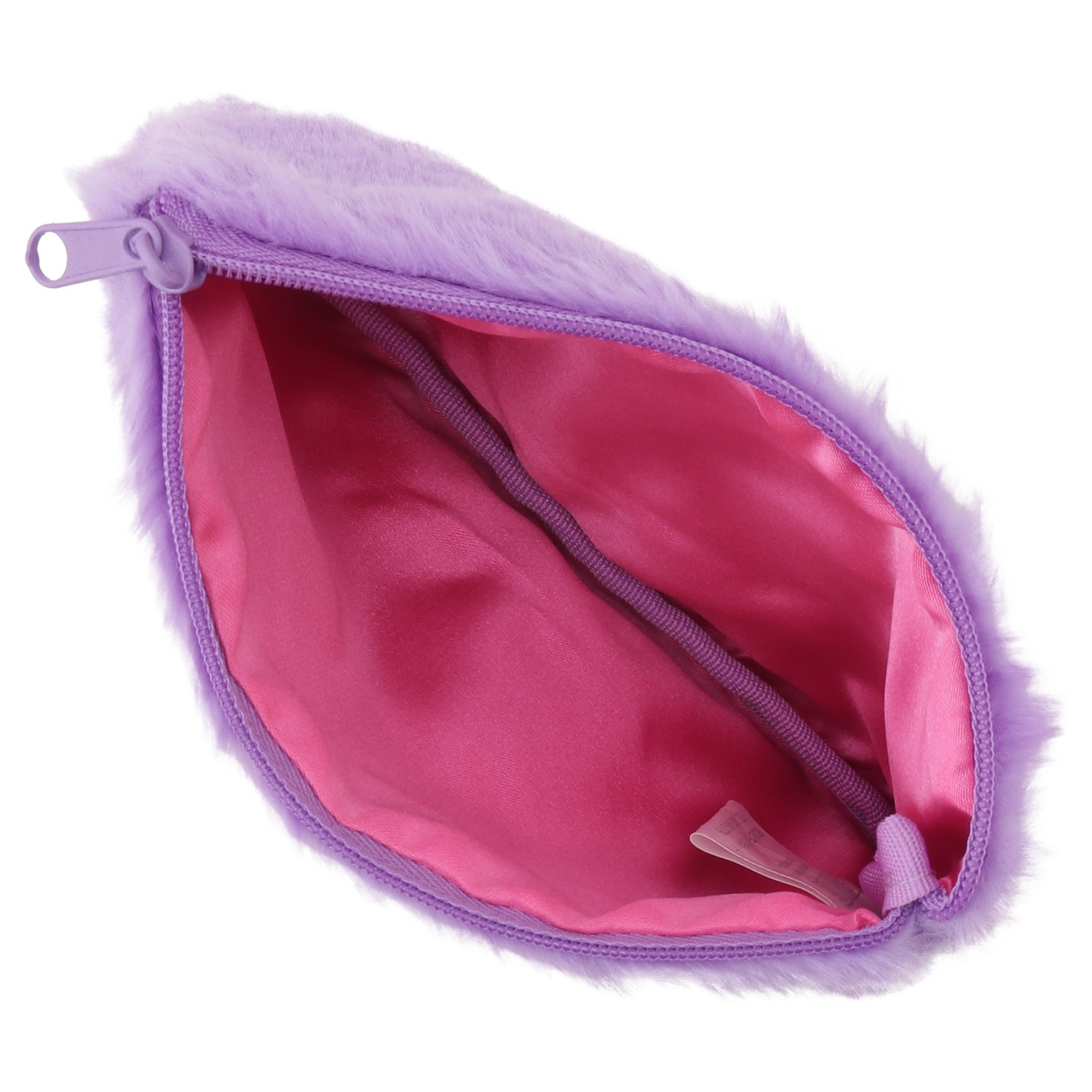 [公式]PEANUTS スヌーピー ファーポーチ パープル