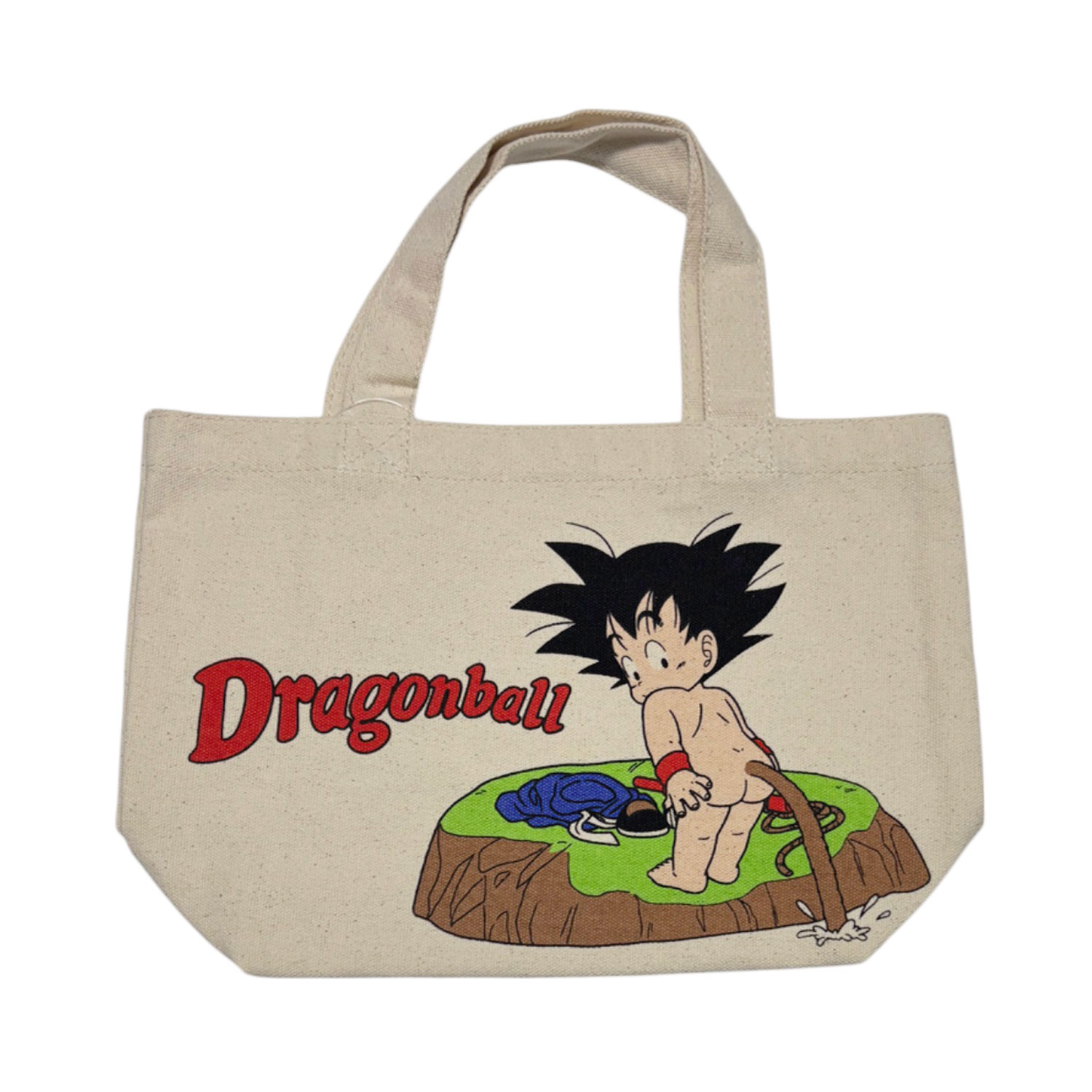 [公式] メーカー直営 ドラゴンボール マチ付バッグ 孫悟空 釣り