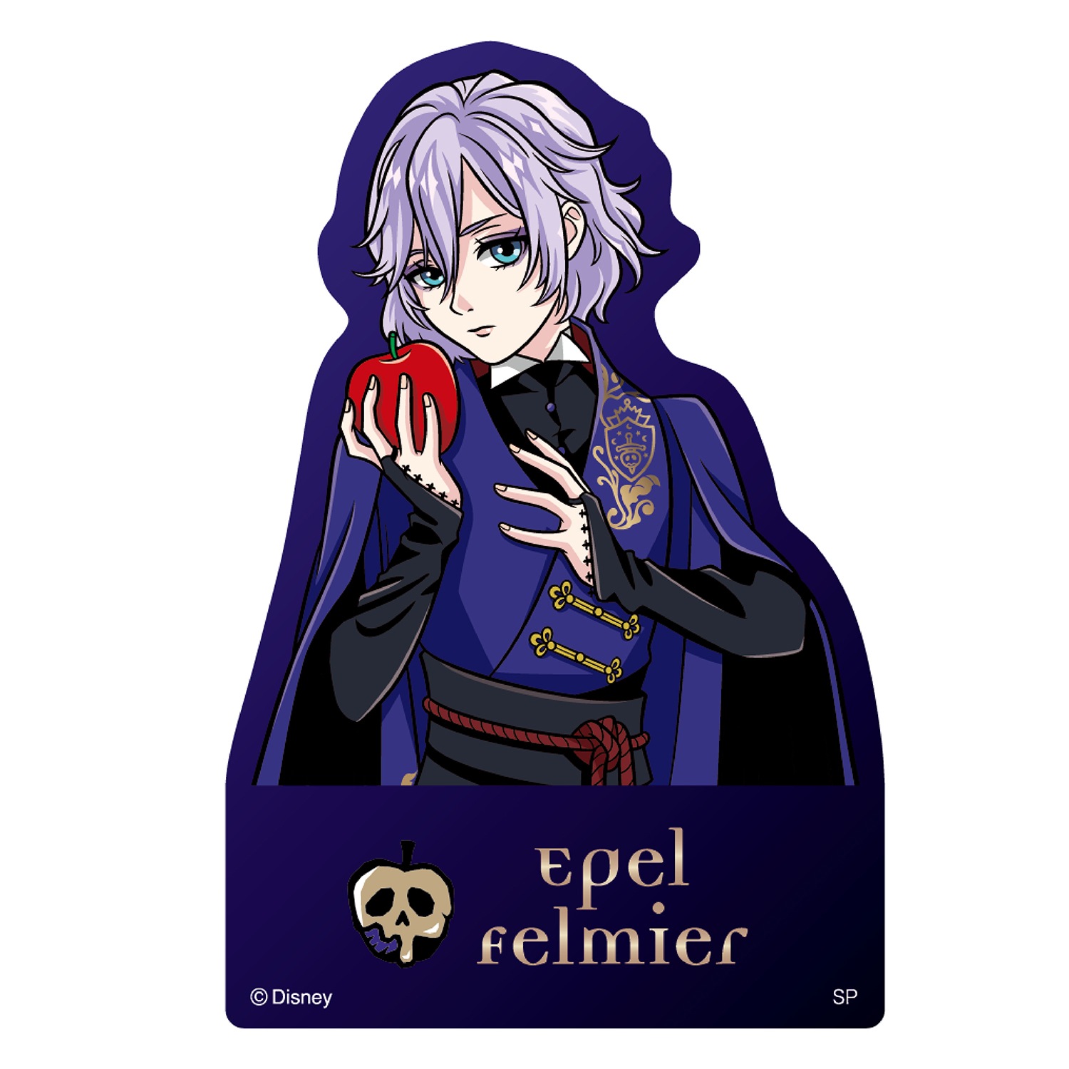 『ディズニー ツイステッドワンダーランド』 キャラクターステッカー ポムフィオーレ寮 エペル