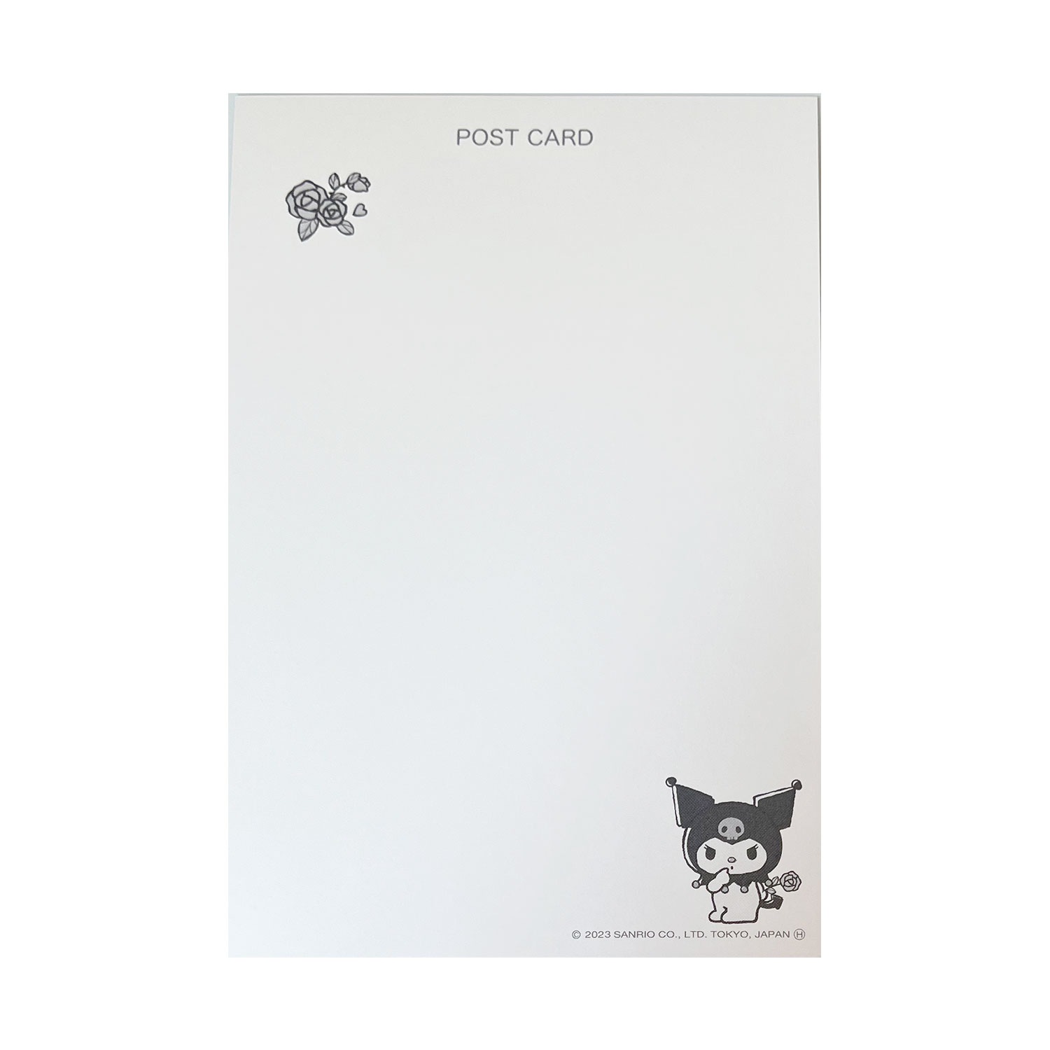サンリオ キャラポストカード クロミ フラワーレトロ