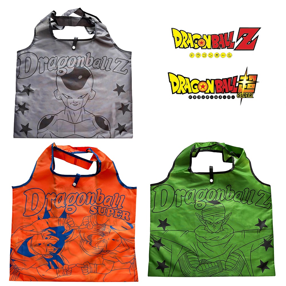 [公式]ドラゴンボール エコバッグ　ショッピングバッグ　フリーザ/ピッコロ/フュージョン