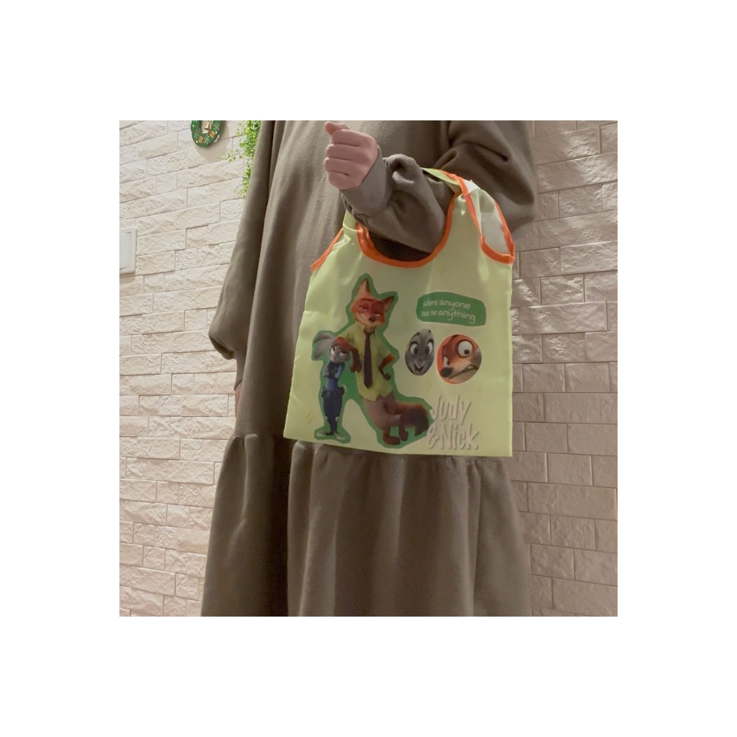 [公式] メーカー直営 ディズニー ミニくるくるショッピングバッグ ズートピア 相棒