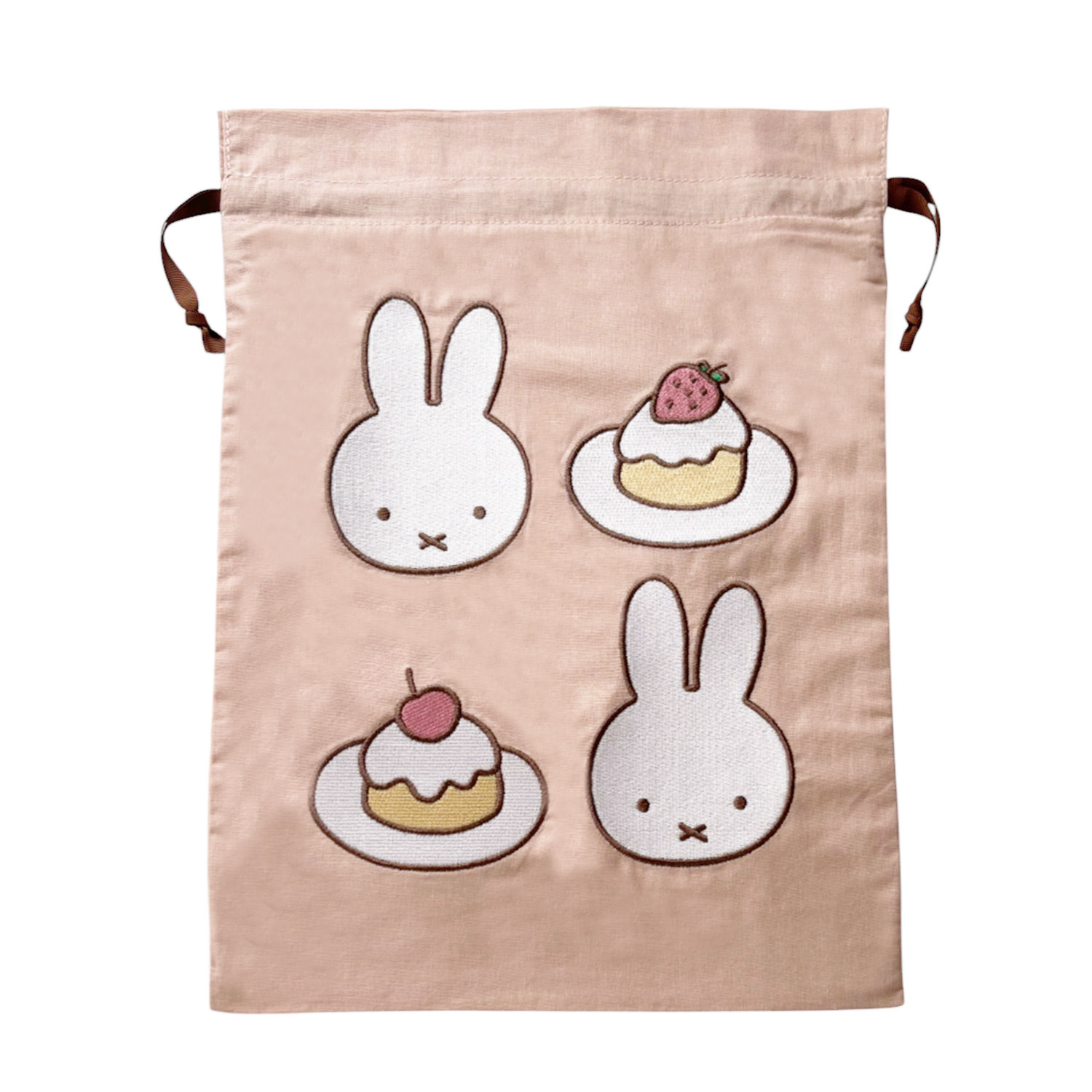 [公式] メーカー直営 ディック・ブルーナ 刺繍巾着 ケーキ