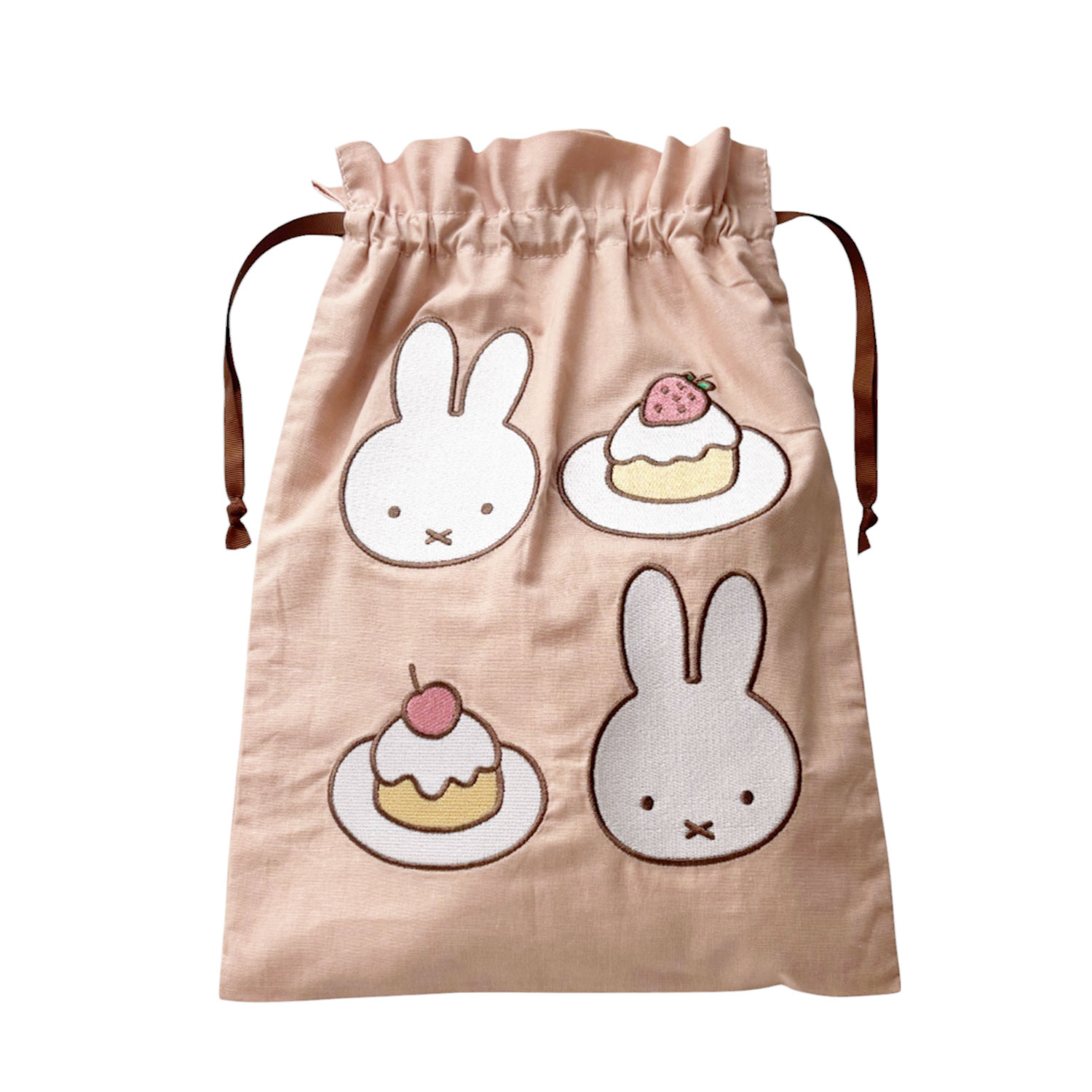 [公式] メーカー直営 ディック・ブルーナ 刺繍巾着 ケーキ