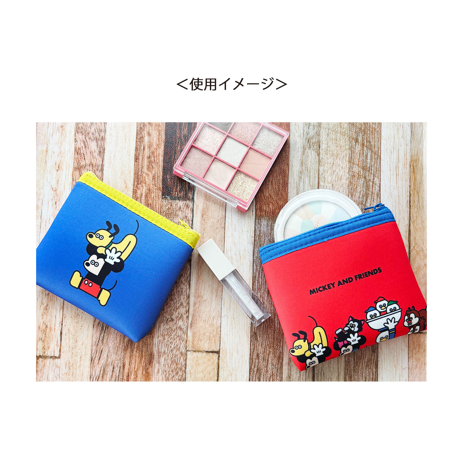 [公式] メーカー直営 ディズニー ARTIST SERIES ART BY SEIJI MATSUMOTO ミニフラットポーチ GO