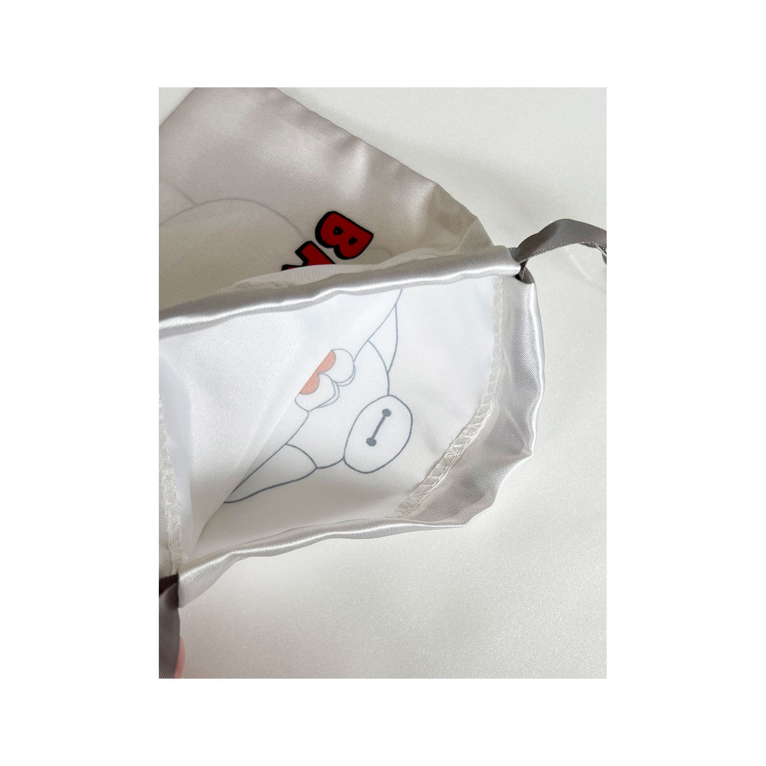 ベイマックス♡（感謝） Disney ディズニー サテン巾着 ベイマックス/ハート | キャラクター