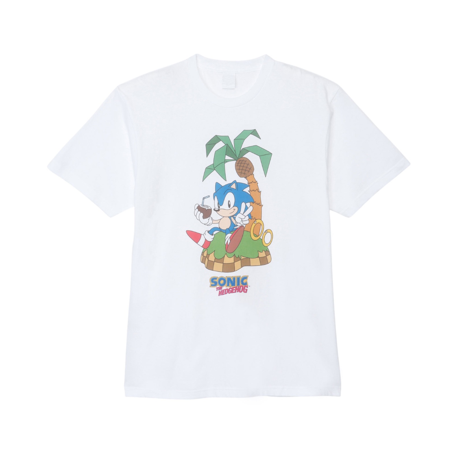 公式] メーカー直営 ソニック・ザ・ヘッジホッグ Tシャツ ヤシの木