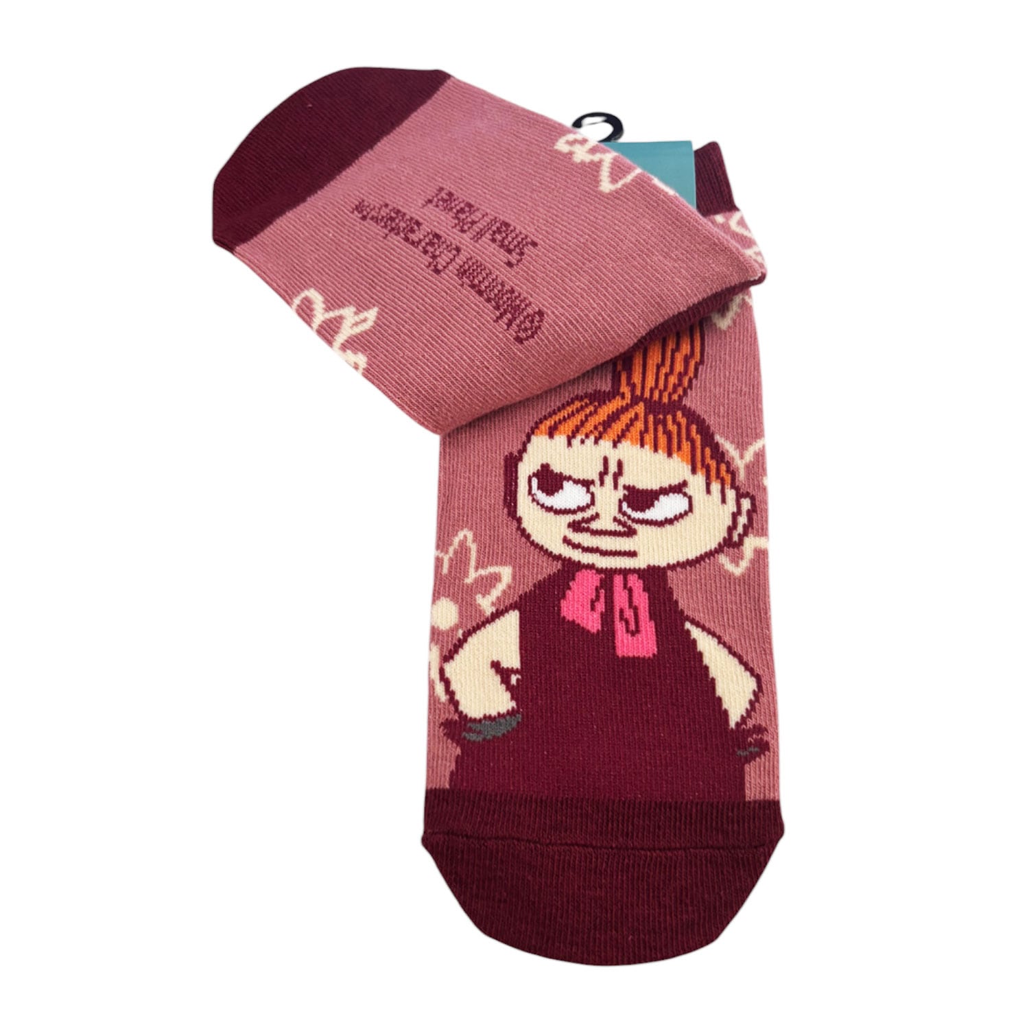 [公式] メーカー直営 ムーミン キャラックス（靴下）リトルミイ ダークレッド