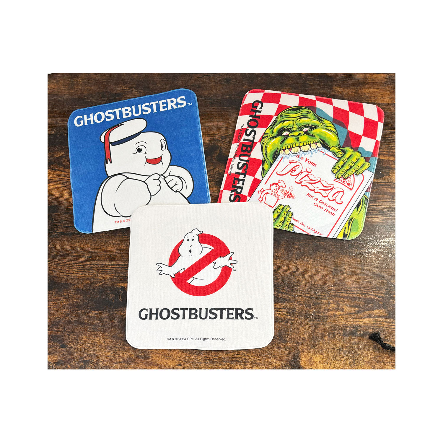 ゴーストバスターズ ハンドタオル イラスト