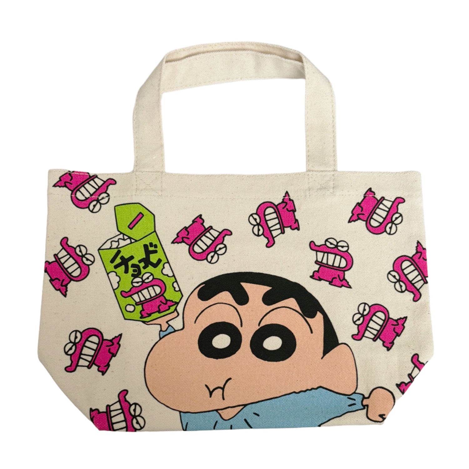 公式] クレヨンしんちゃん マチ付きバッグ チョコビ もぐもぐ